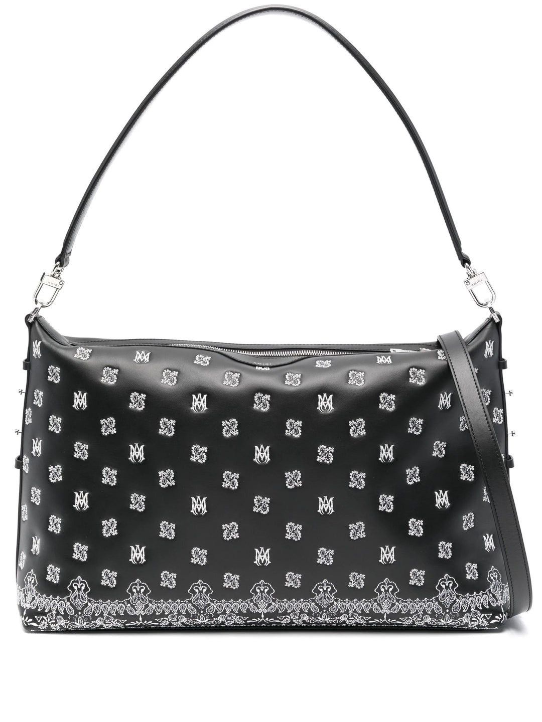 Amiri Amiri Monogram Paisley Leather Hobo Crossbag Size ONE SIZE - 15 Thumbnail