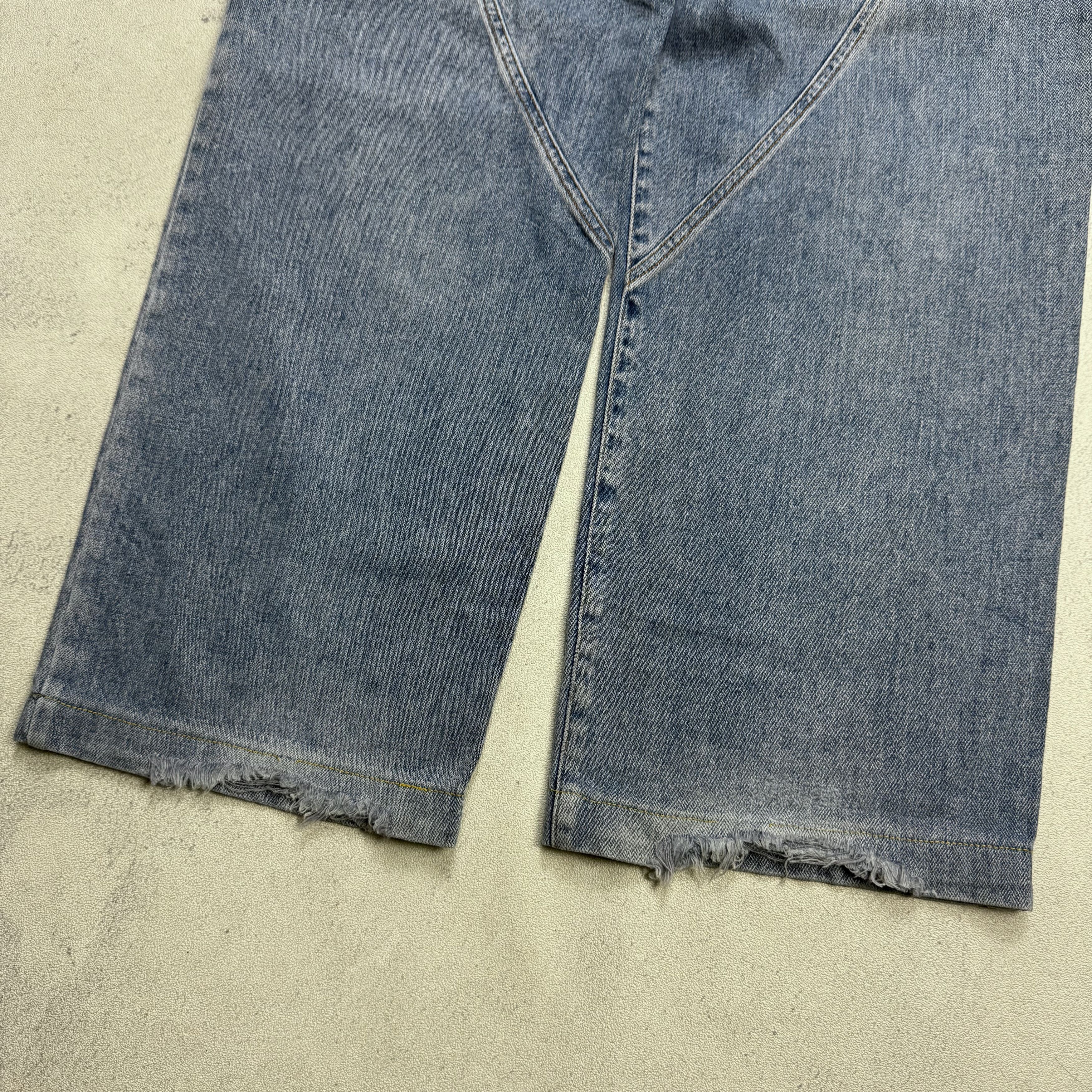 Marithe + Francois Girbaud Marithe Francois Girbaud Stone Washed Wide Leg Baggy Denim Size US 32 / EU 48 - 5 Thumbnail