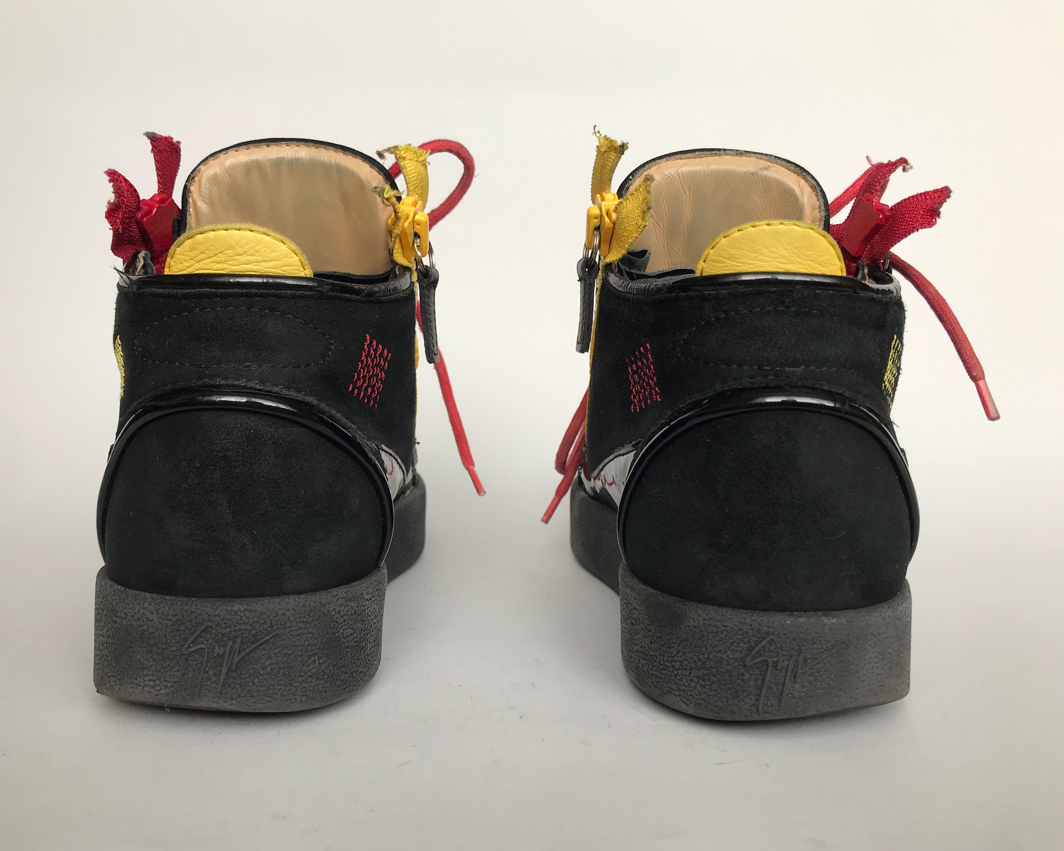 Giuseppe Zanotti Final Sale🔥GIUSEPPE ZANOTTI DOUBLE ZIP DECONSTRUCTED SNEAKER Size US 8 / EU 41 - 7 Thumbnail