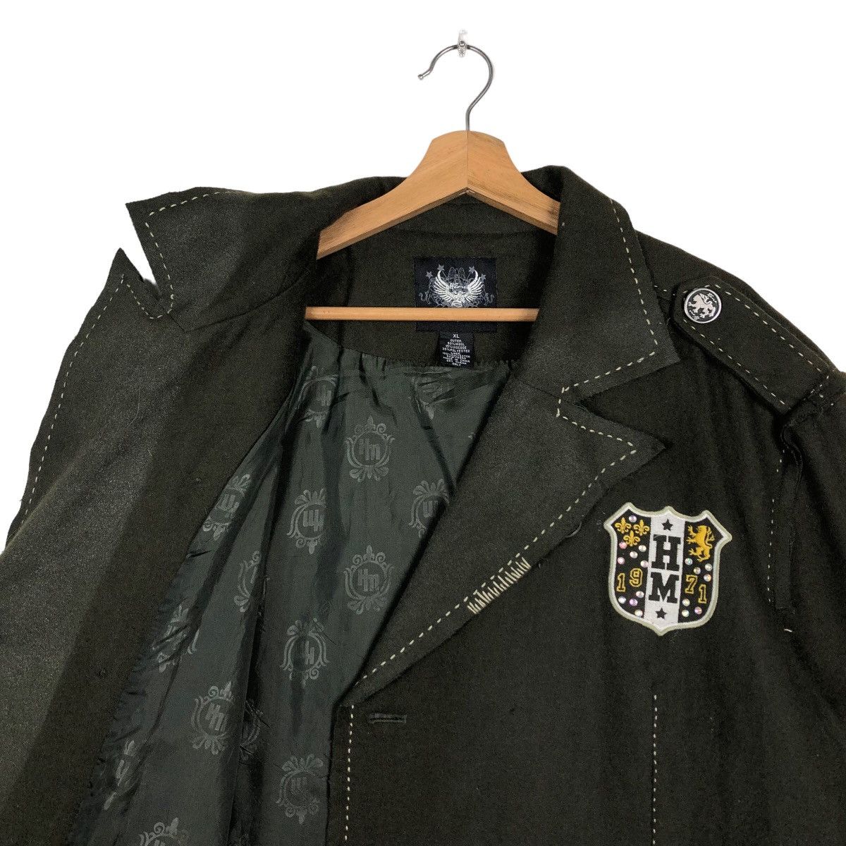 Japanese Brand 🔥90s Hama Vintage Military Army Design Jacket Double Breast Size US XL / EU 56 / 4 - 9 Thumbnail