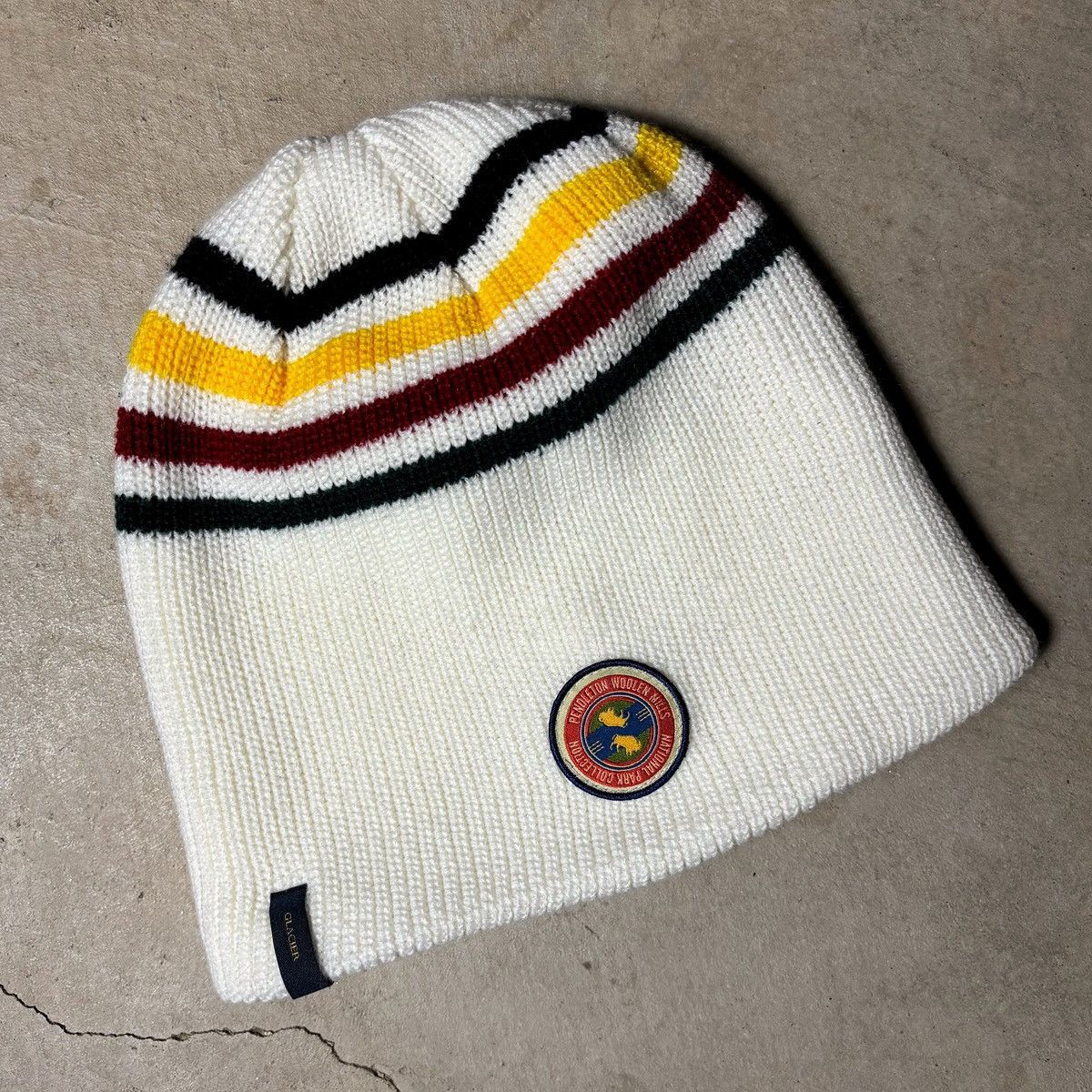 Pendleton Woven Pendleton Glacier Reversible Winter Beanie White Size ONE SIZE - 1 Thumbnail
