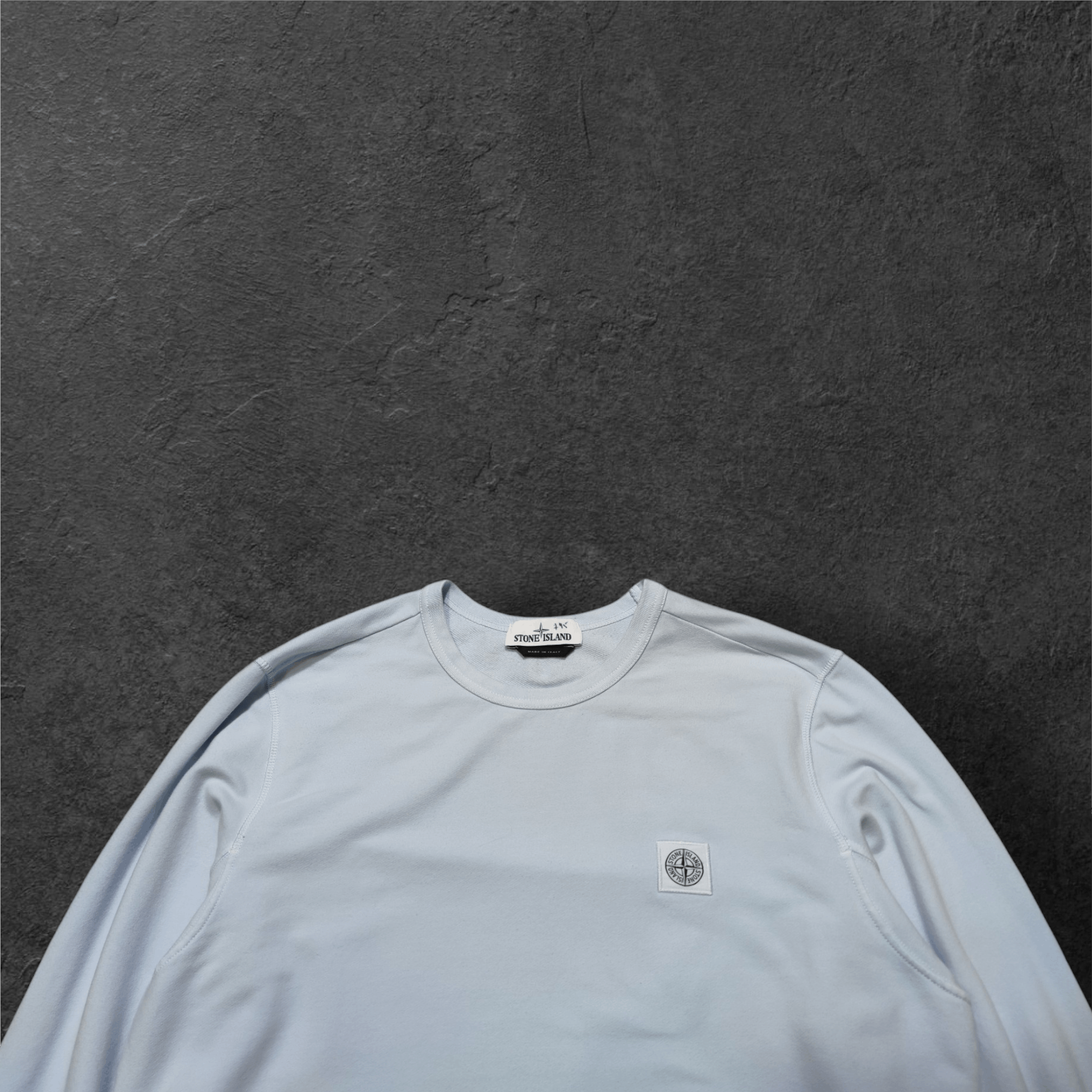 Stone Island Stone Island Patch Program Light Blue Crewneck Sweatshirt Size US L / EU 52-54 / 3 - 3 Thumbnail