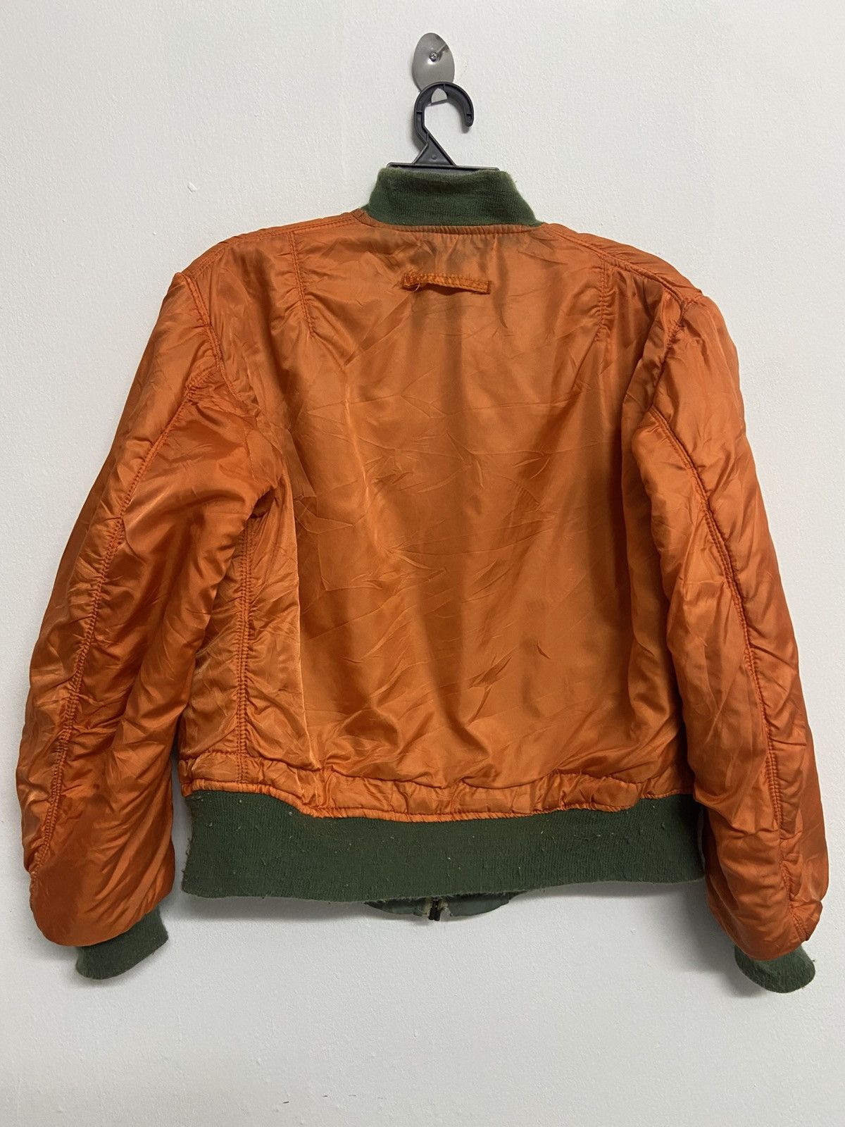 Alpha Industries Vintage 70s Alpha Industries MA1 Flight Bomber Jacket Size US M / EU 48-50 / 2 - 7 Thumbnail