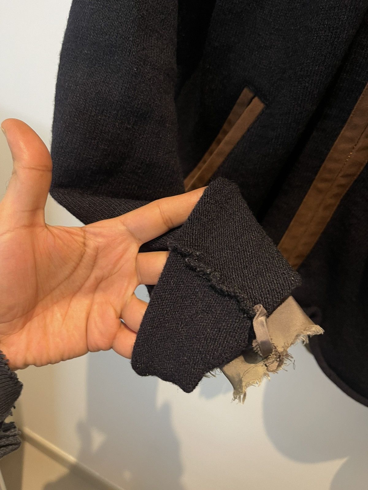 Kolor Kolor Fall 2010 Wool Zip Jacket with Contrast Canvas Tape Size US S / EU 44-46 / 1 - 12 Thumbnail
