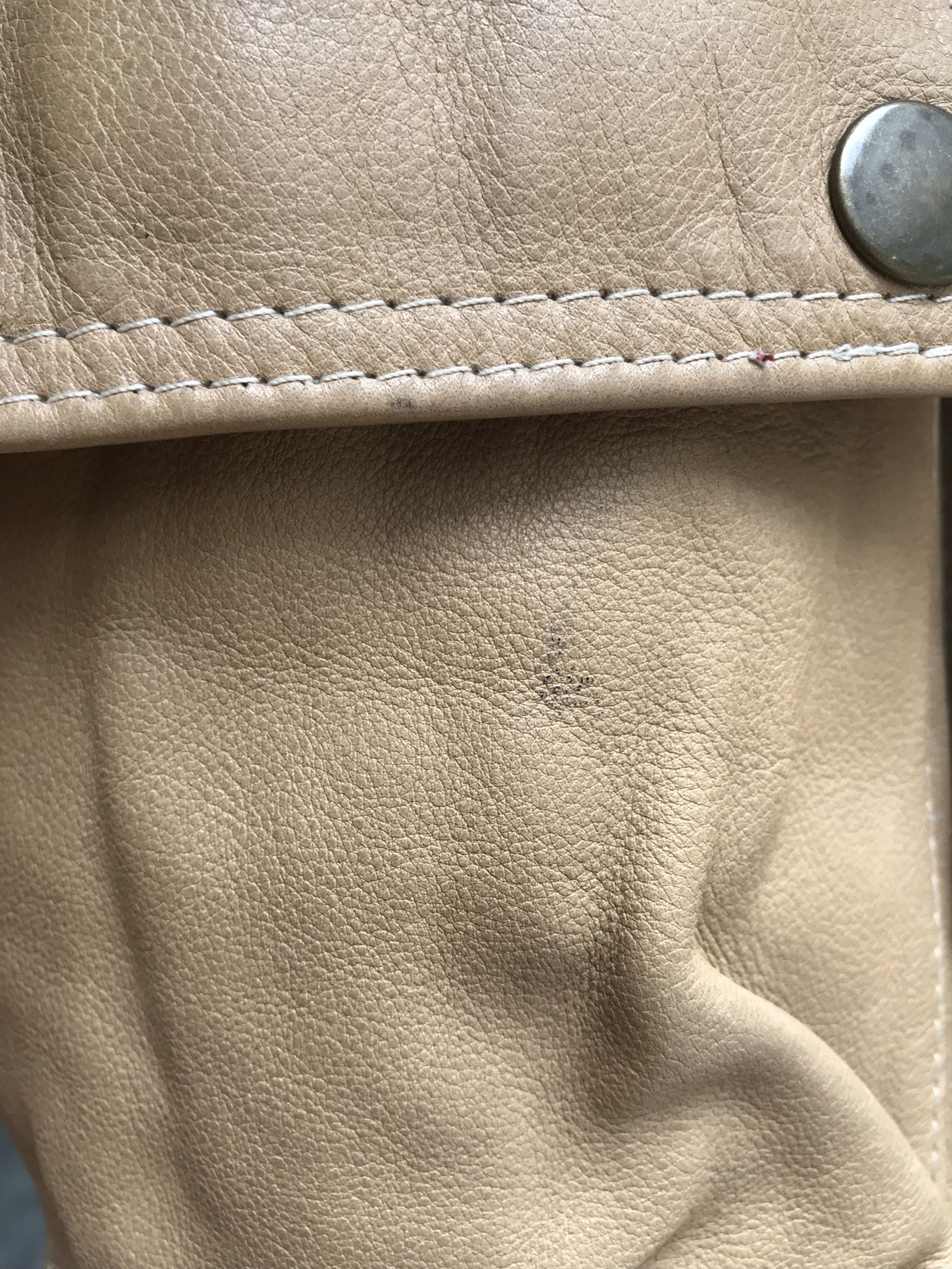 Belstaff BELSTAFF THICK FULL GRAIN VEG TANNED LEATHER JACKET Size US XS / EU 42 / 0 - 18 Thumbnail
