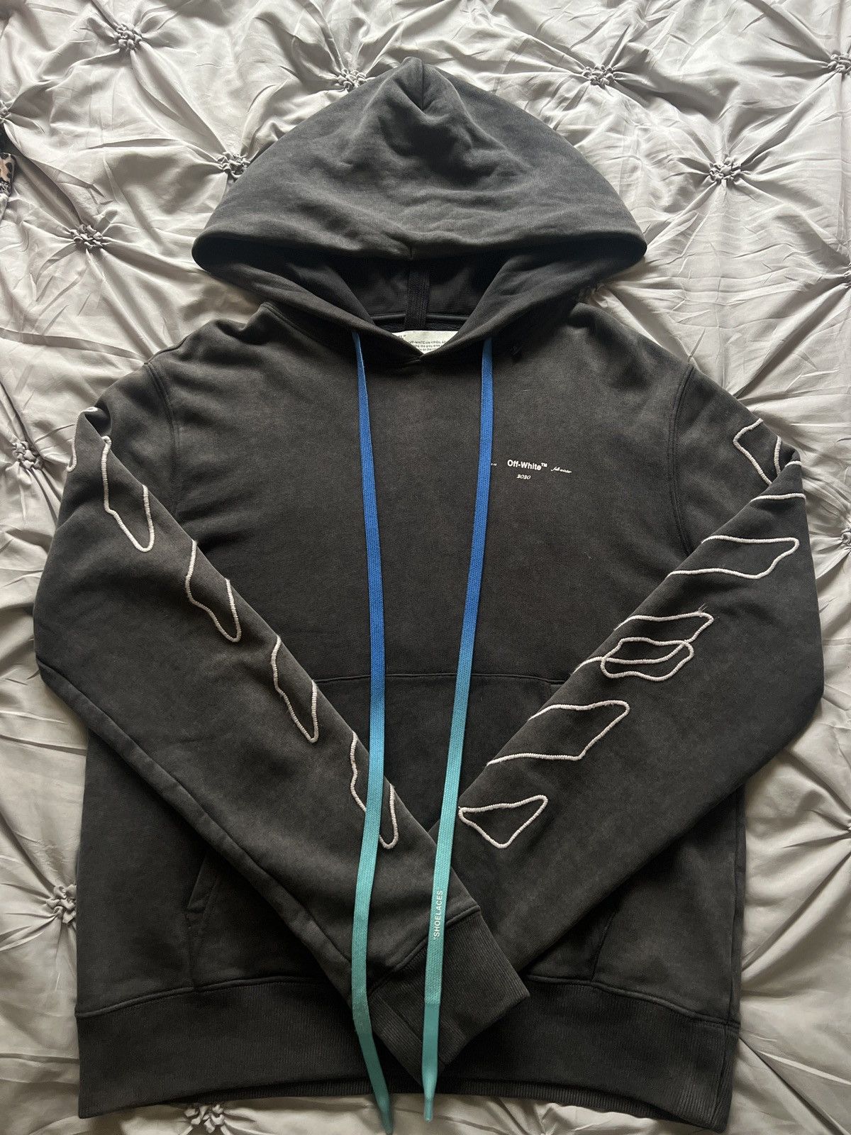 Off-White Off-White Abstract Arrows Embroidered Hoodie | Grailed