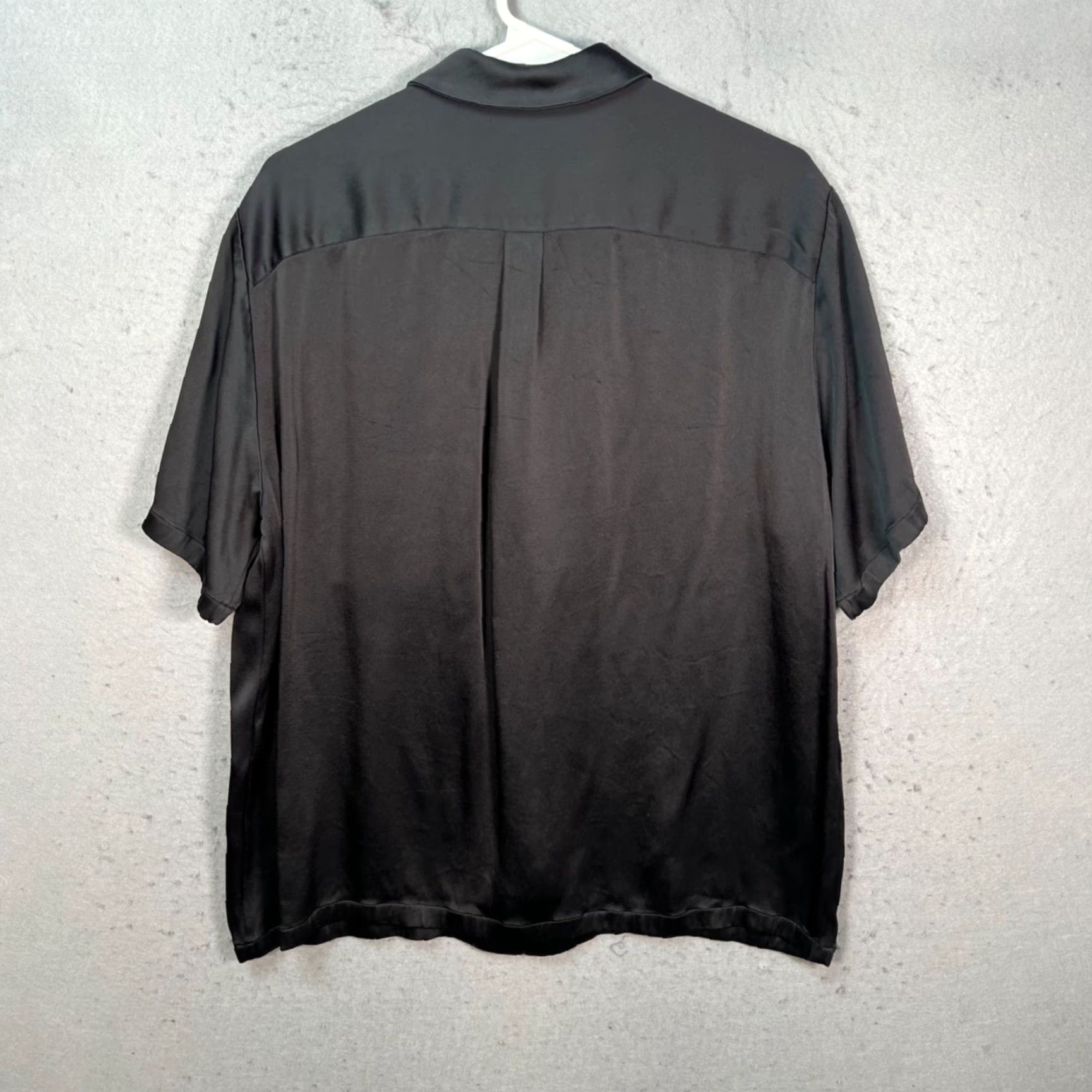 Vintage Camilo Oliveira Mens Button-Up Shirt Short Sleeve Black Casual Modern Shirt M Mens Size US M / EU 48-50 / 2 - 2 Thumbnail