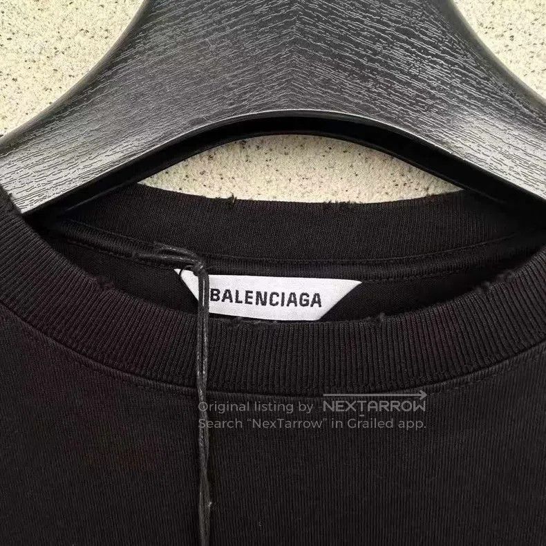 Balenciaga Balenciaga Moon bear damaged short sleeve Size US M / EU 48-50 / 2 - 2 Thumbnail