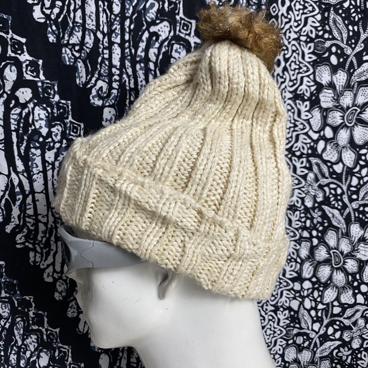 Other × Vintage vtg mad factory co.ltd knitted beanie hats 2 materials Size ONE SIZE - 4 Thumbnail
