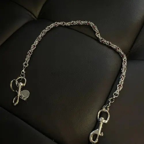 Jewelry 248Double Layer Beaded Wallet Chain, Pants Chain Size ONE SIZE - 4 Thumbnail