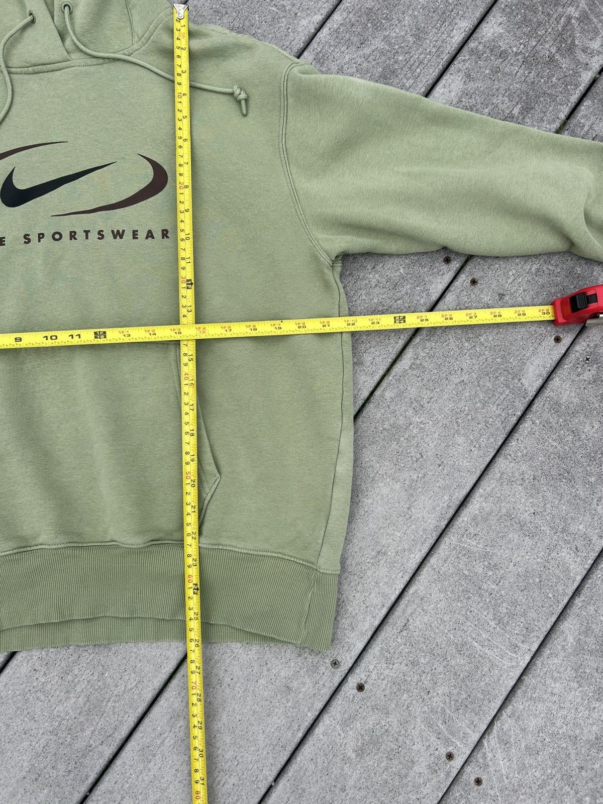 Nike × Vintage Green Nike hoodie Size US S / EU 44-46 / 1 - 3 Thumbnail