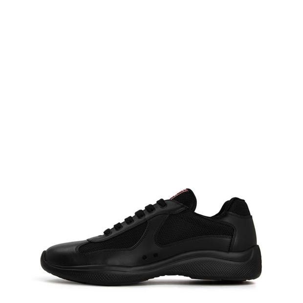 Prada Men'S Americas Cup Leather Prada Trainers Size US 11 / EU 44 - 3 Thumbnail