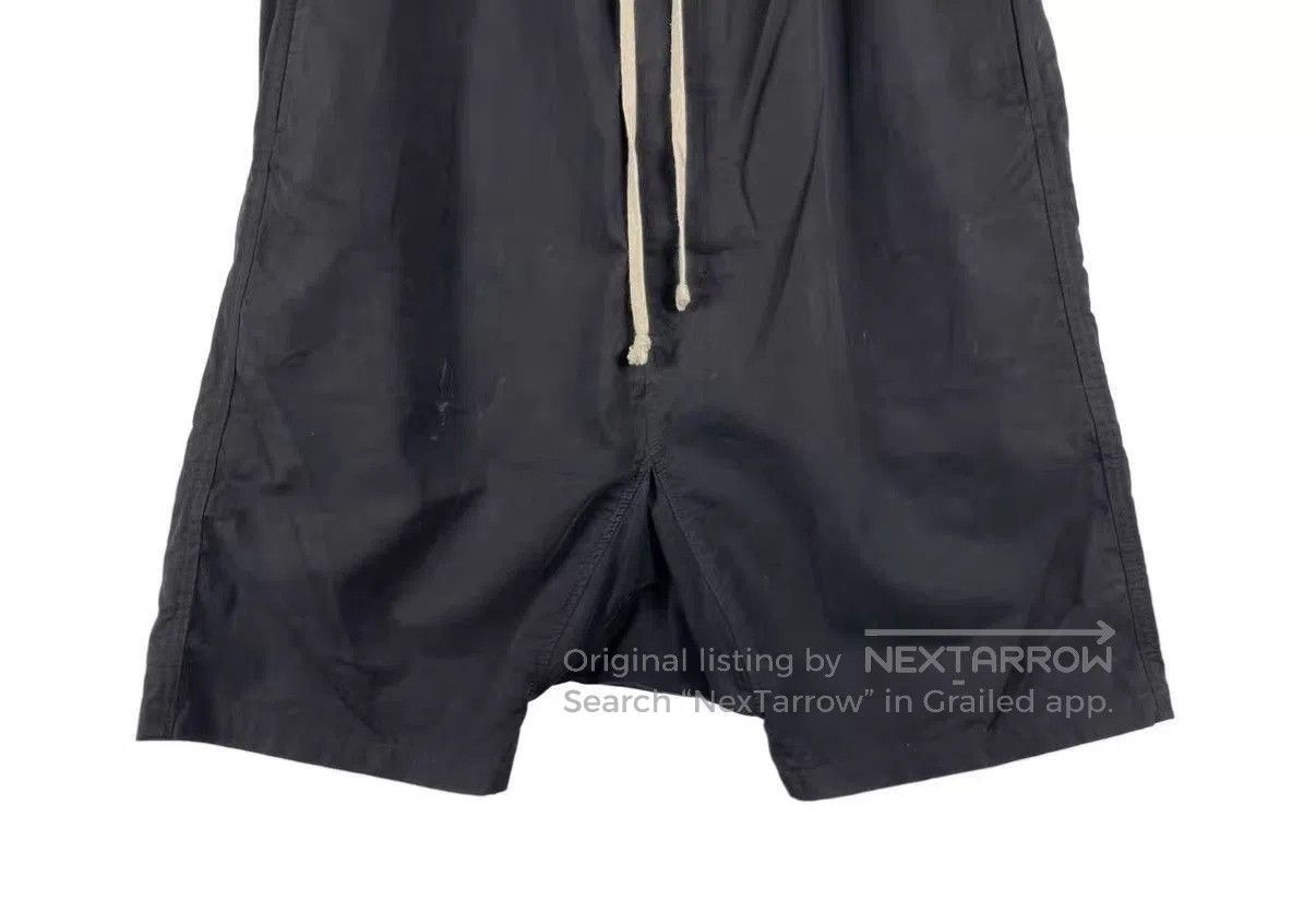 Rick Owens Black Drawstring Casual Shorts Size 36. Size US 36 / EU 52 - 4 Thumbnail