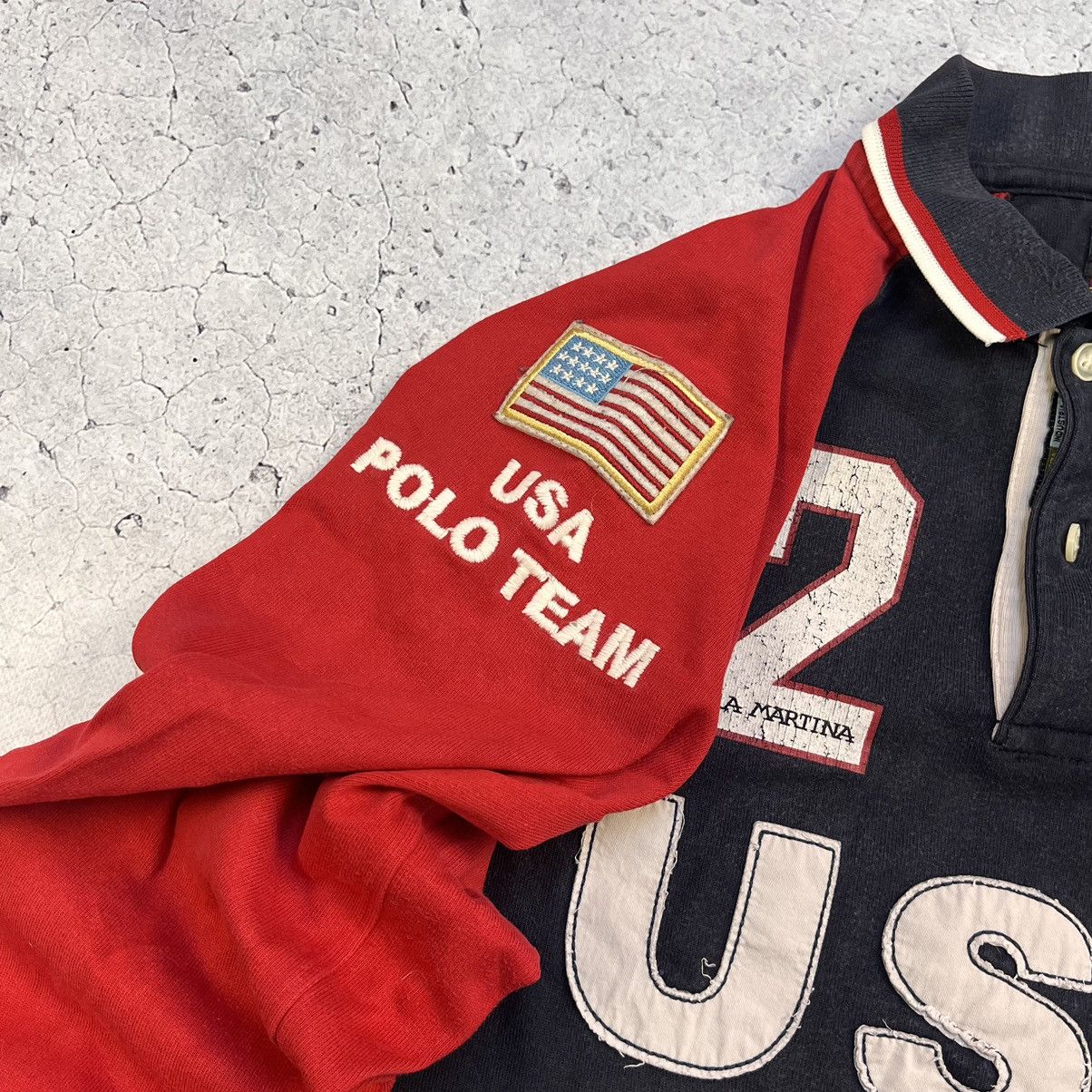 La Martina × Polo Ralph Lauren × Vintage Vintage La Martina Long Sleeve USA Chief Keef Style Size US XL / EU 56 / 4 - 3 Thumbnail