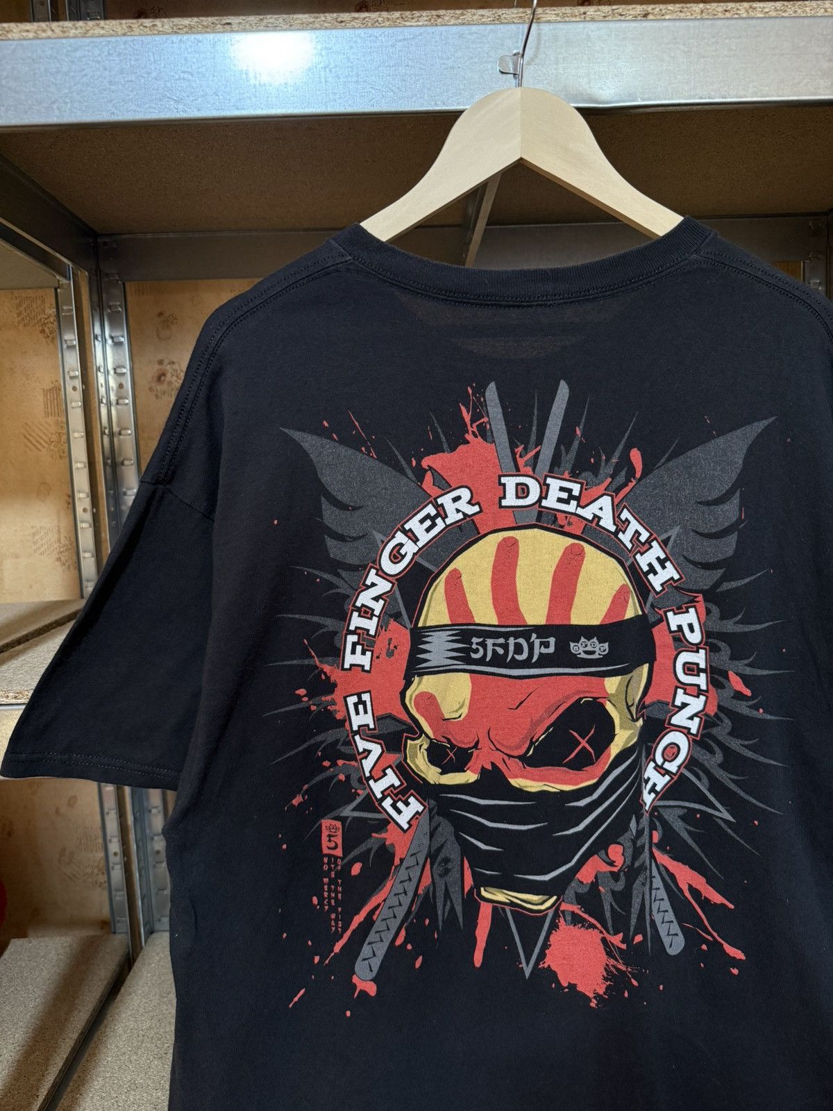 Band Tees × Vintage Vintage 2010 Five Finger Death Punch Rock Band T-Shirt Y2K Size US XXL / EU 58 / 5 - 4 Thumbnail
