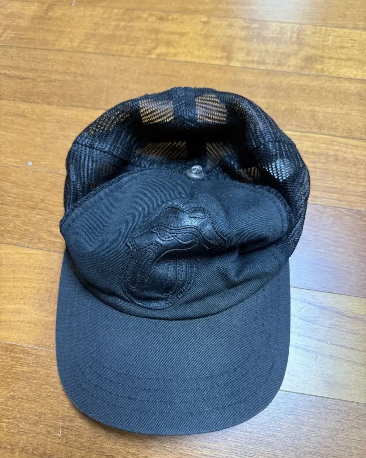 Chrome Hearts Chrome Hearts Rolling Stones Leather Patch Hat Size ONE SIZE - 1 Thumbnail