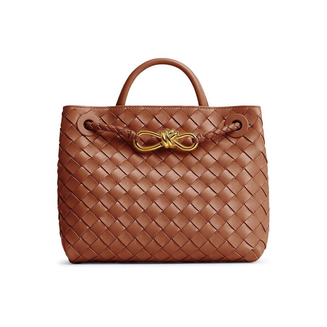 Bottega Veneta BOTTEGA VENETA Andiamo Small $4900 Tannin Top Handle Bag New Size ONE SIZE - 1 Thumbnail