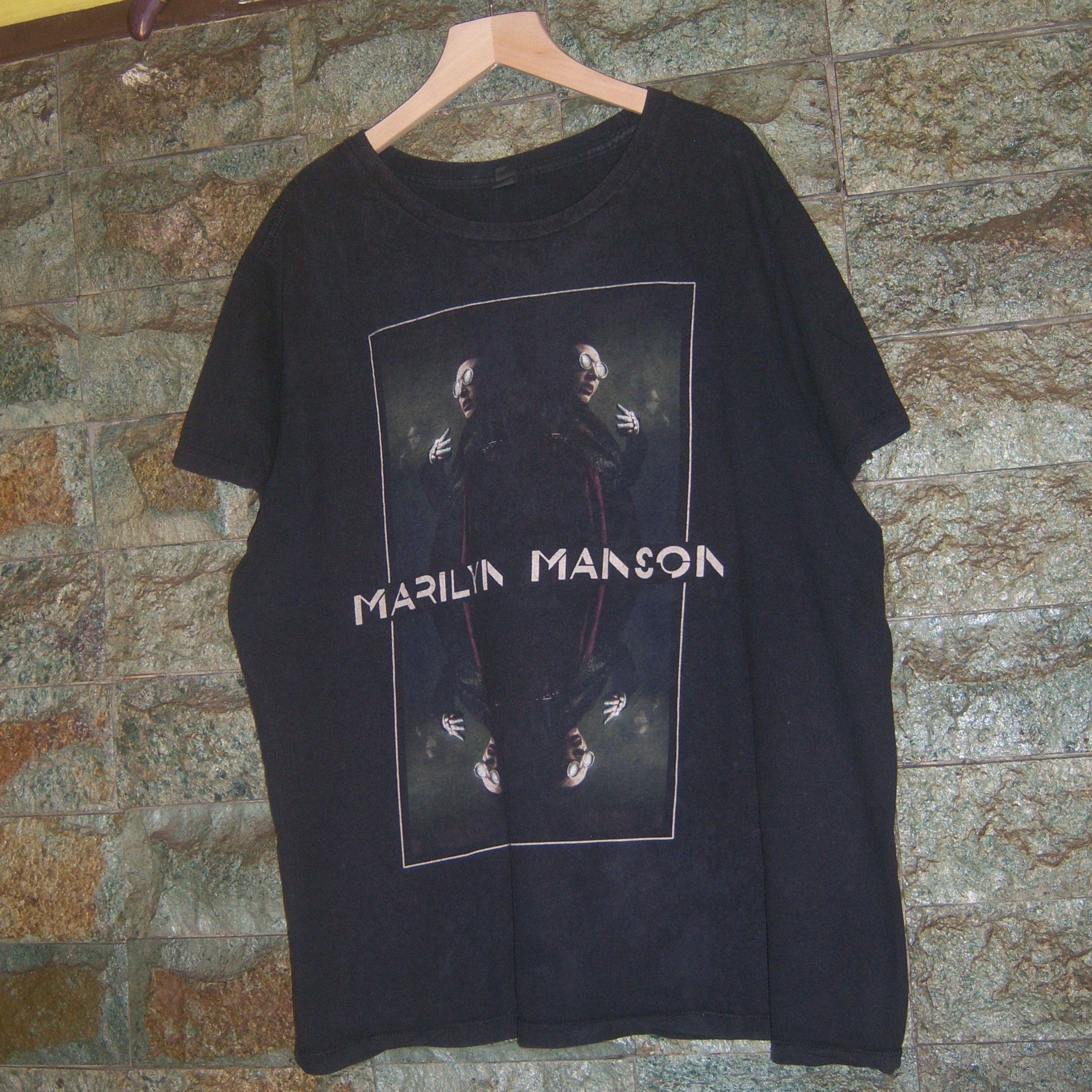 Band Tees × Marilyn Manson Marilyn Manson T shirtb Size US XL / EU 56 / 4 - 3 Thumbnail