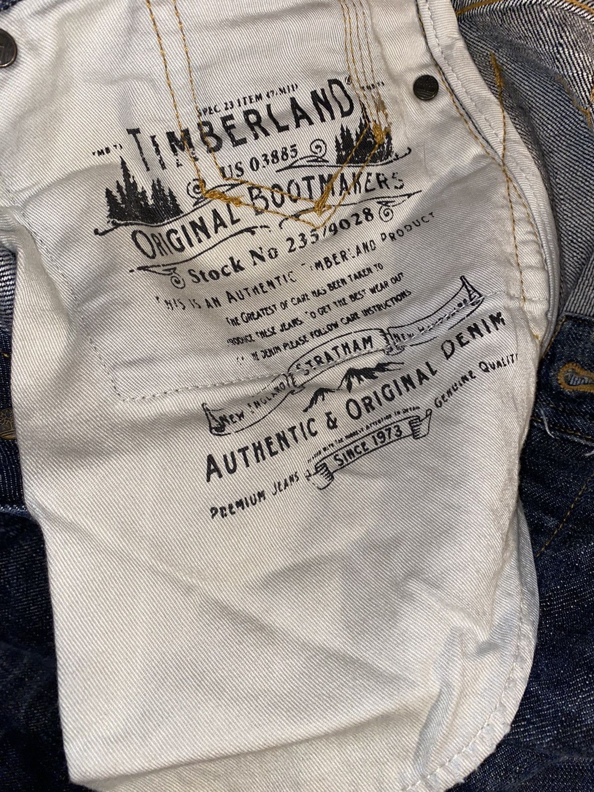 Timberland × Vintage Vinage Timberland Thompson Lake Jeans – 2000s Workwear Denim Size US 35 - 6 Thumbnail