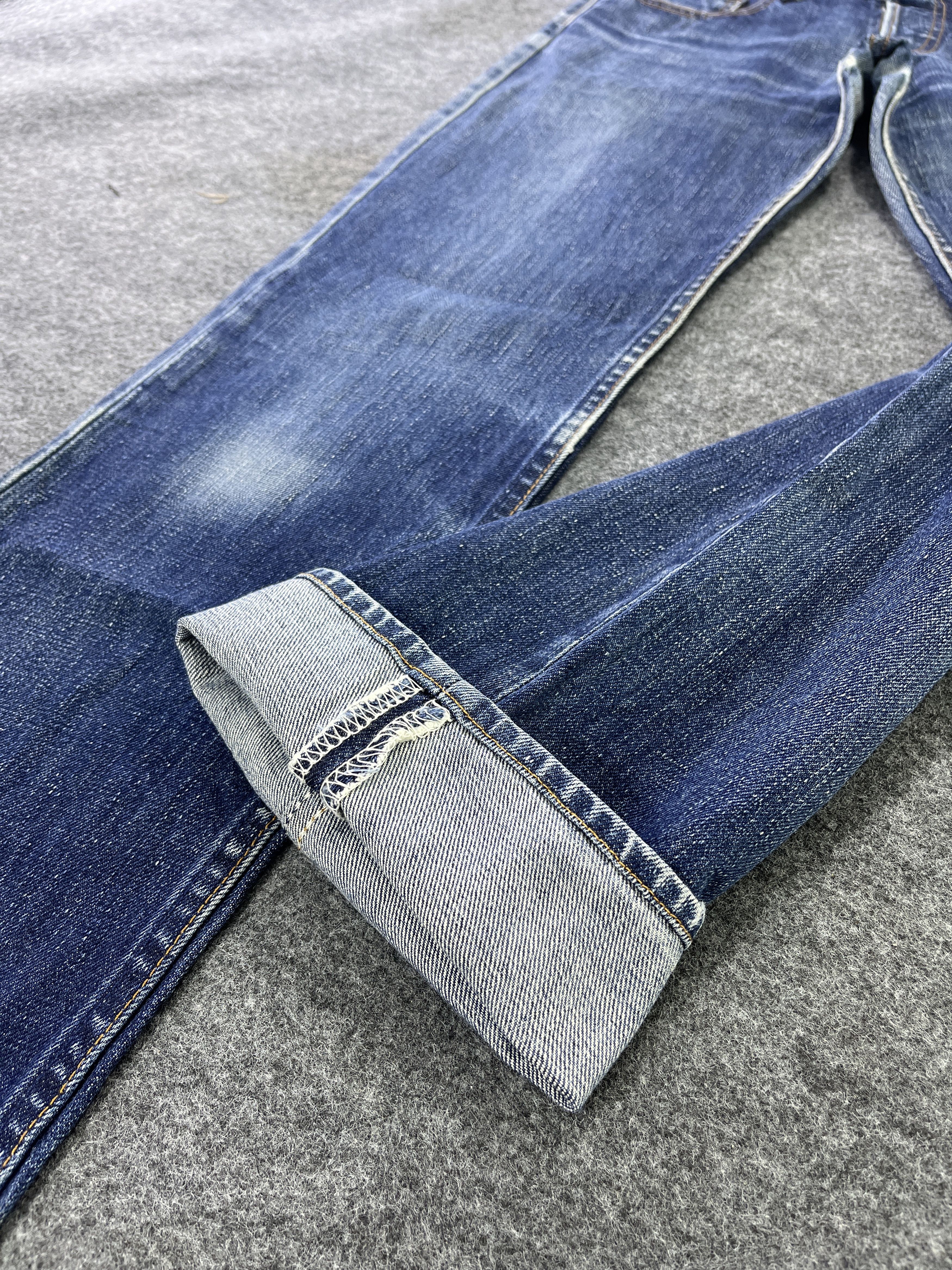 Levi's Vintage Levis 522 Blue Wash Jeans - J931 Size 29" - 10 Thumbnail