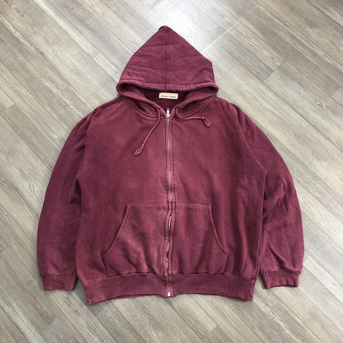 Hysteric Glamour × Japanese Brand Vintage Hysteric Glamour Iconic Women Sleep Zipper Hoodie Size US L / EU 52-54 / 3 - 11 Thumbnail
