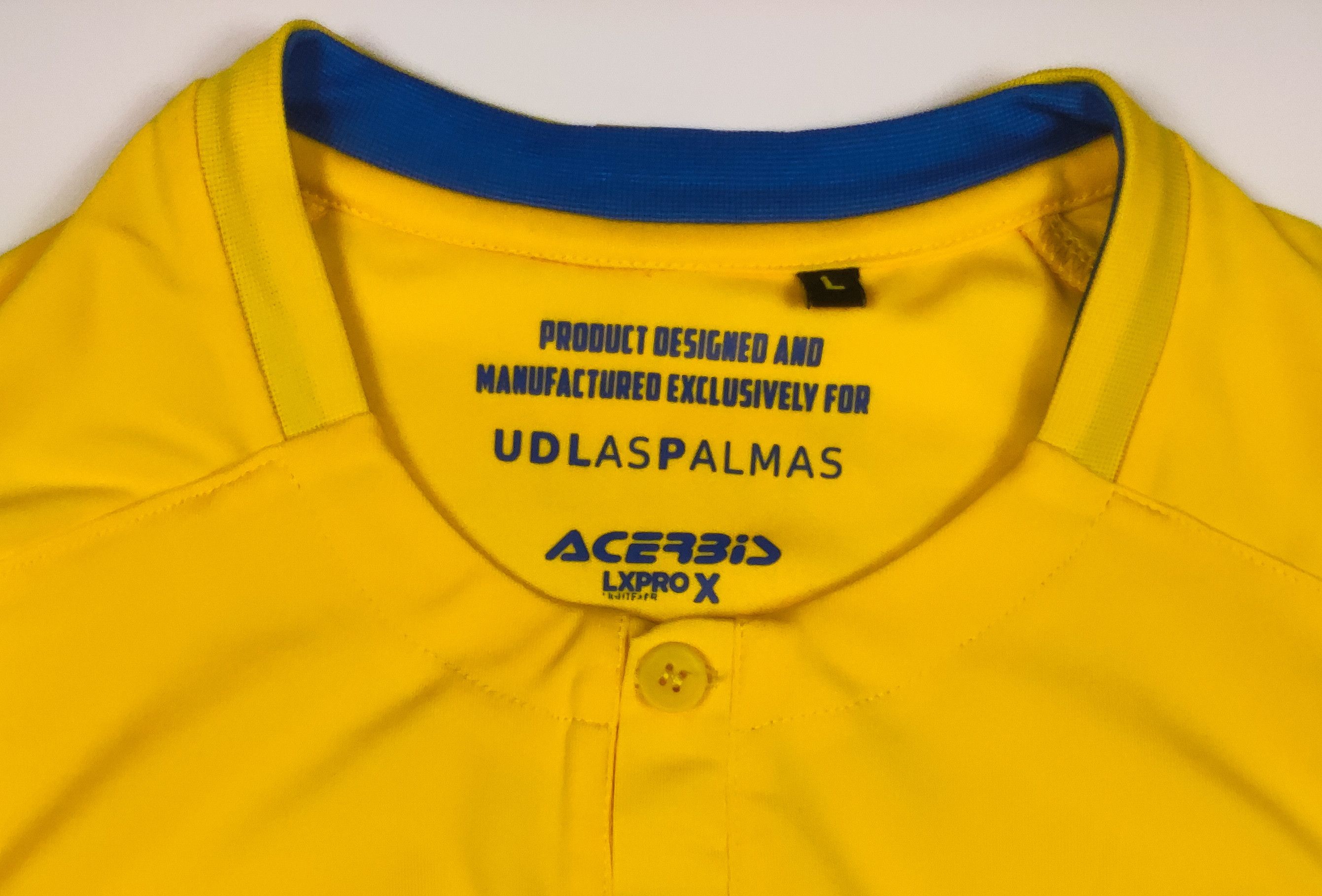 Other UD Las Palmas 2018 2019 Acerbis Home Shirt Size US L / EU 52-54 / 3 - 3 Thumbnail