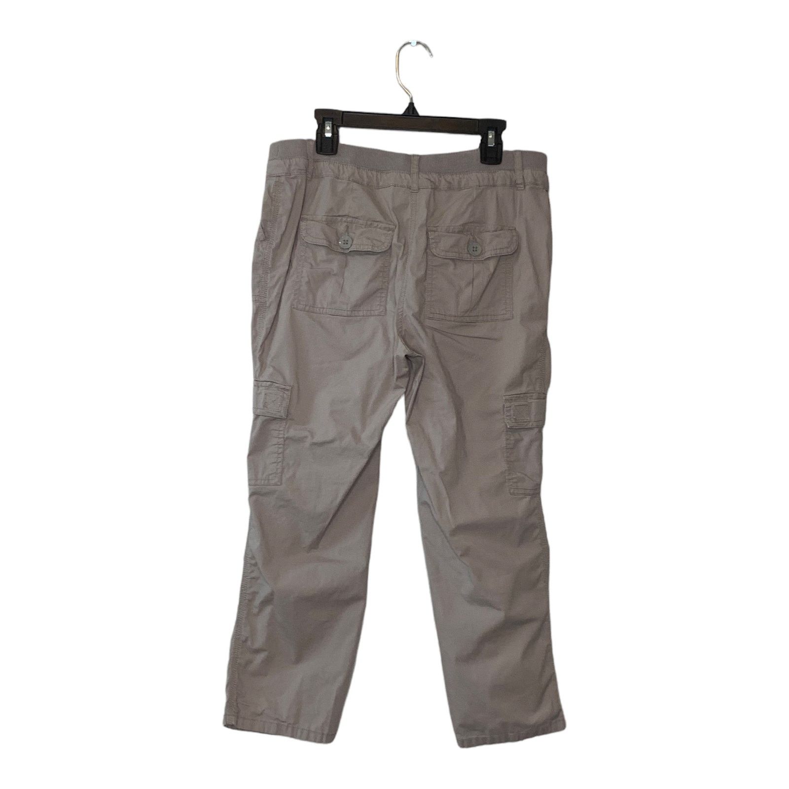 Chicos Chico's beige capri carpenter pants size XS Size 32" / US 10 / IT 46 - 2 Thumbnail