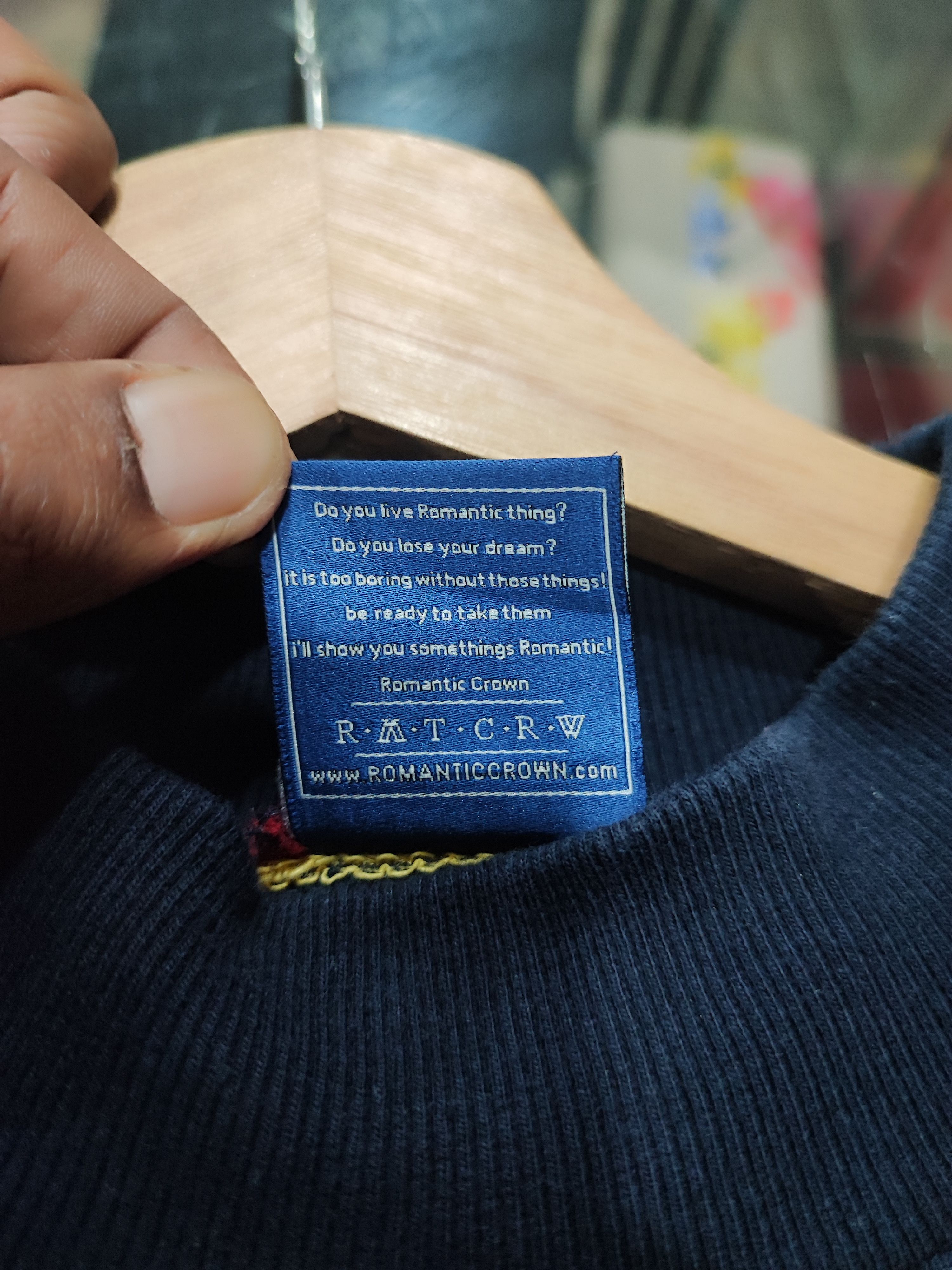 Japanese Brand ROMANTIC CROWN RUGBY LONG SLEEVE Size US L / EU 52-54 / 3 - 14 Thumbnail