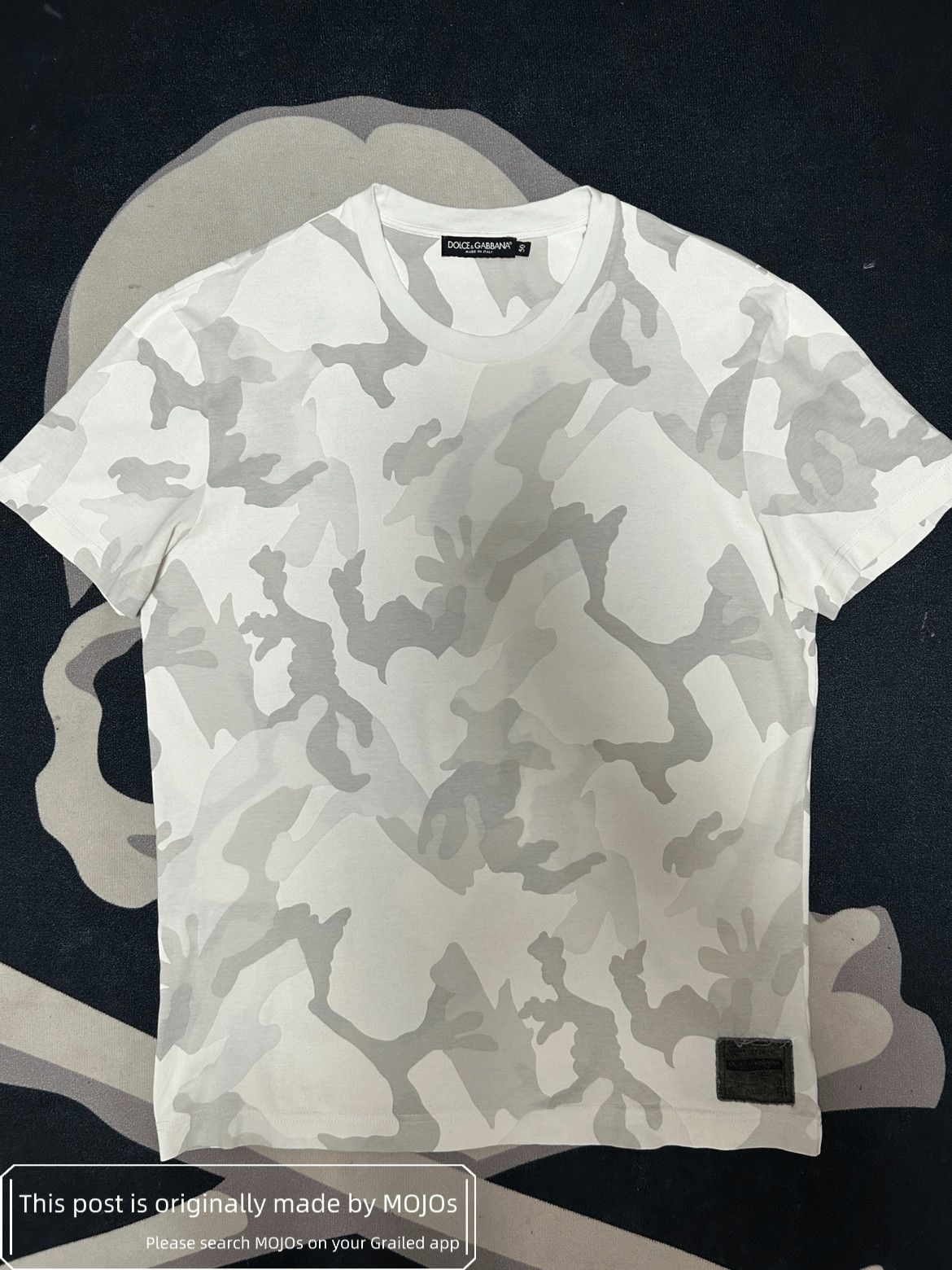 Dolce & Gabbana Sz 50 Dolce & Gabbana White Camo Tee Size US M / EU 48-50 / 2 - 1 Thumbnail