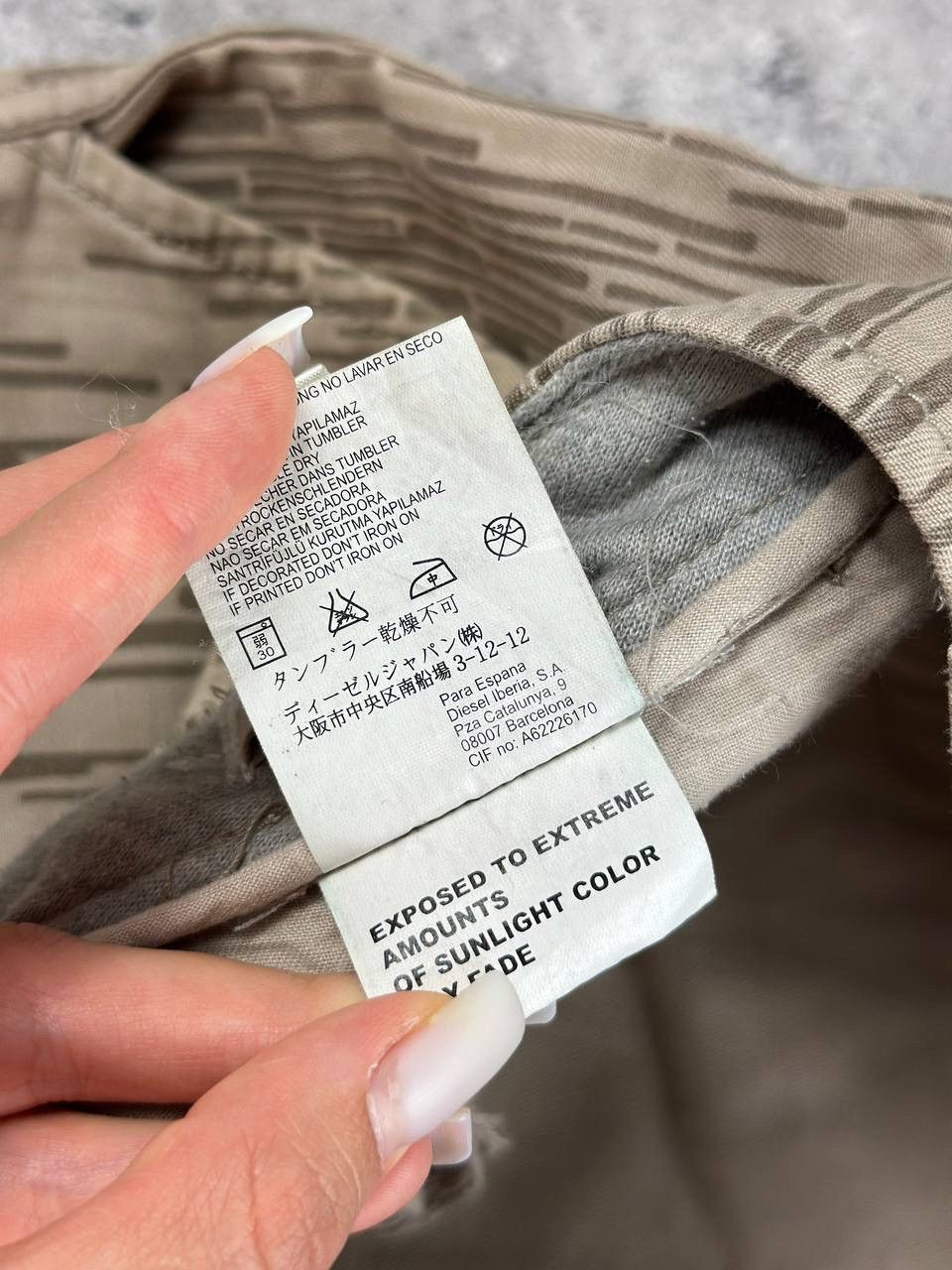 Diesel Vintage Diesel Industry Denim Division Cargo Pants Workwear Size US 30 / EU 46 - 9 Thumbnail
