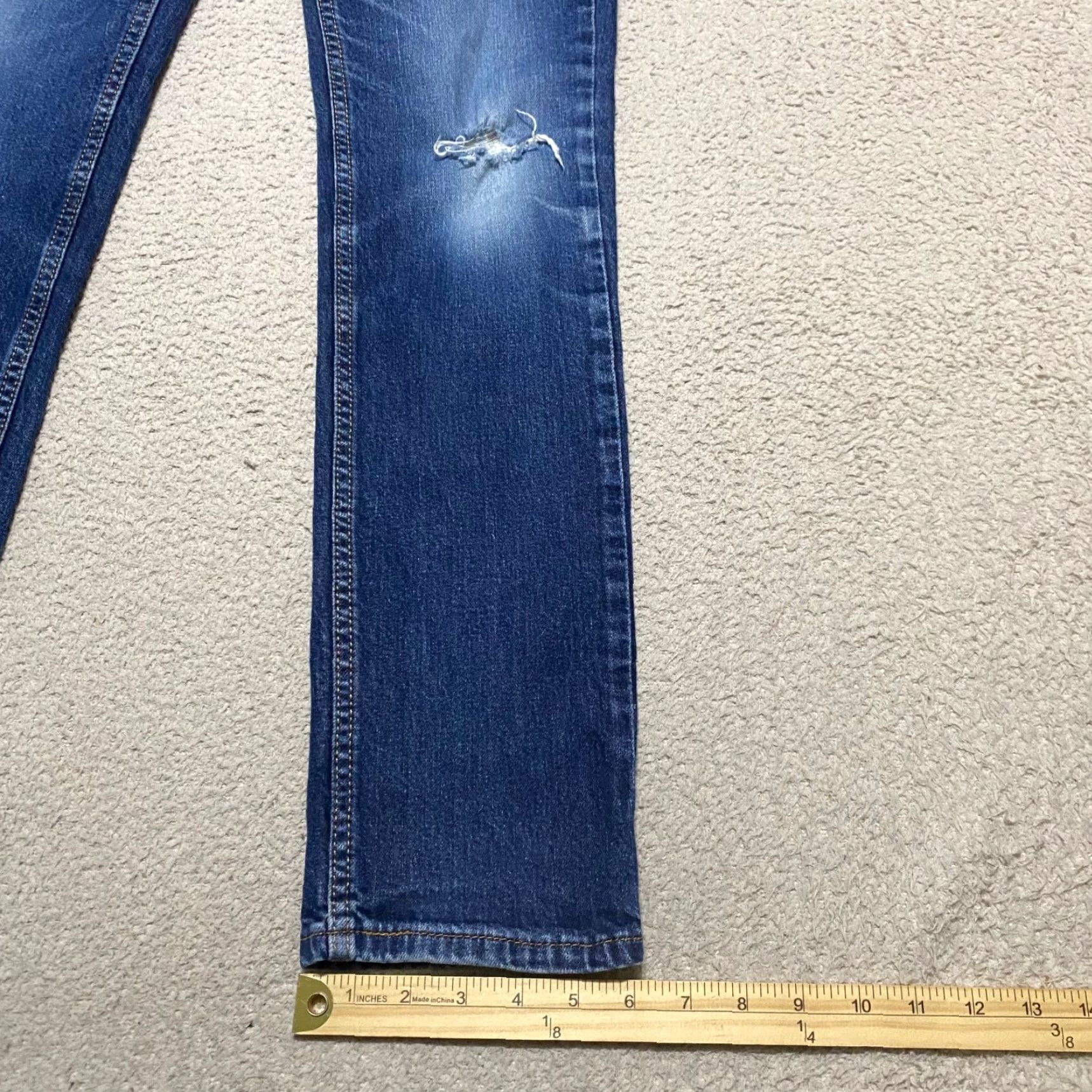 Levi's Levi's 511 Mens Jeans 32x32 Blue Denim Straight Medium Wash Slim Fit Mid Rise - Regular Size - Jeans Size US 32 / EU 48 - 5 Thumbnail