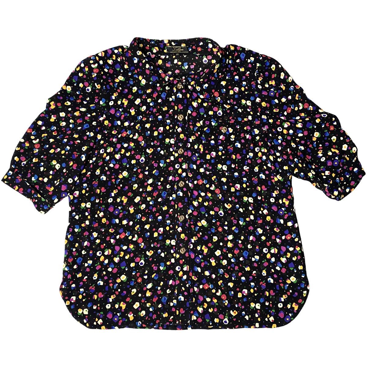 Beauty Beast × Hysteric Glamour × Japanese Brand 1990's Leilian Multicolor Polkadot Shirts Size US L / EU 52-54 / 3 - 1 Thumbnail