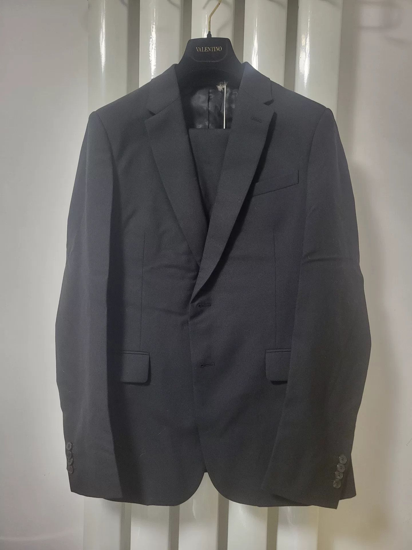 Valentino Valentino Men's Black Suit Set Size US M / EU 48-50 / 2 - 1 Thumbnail