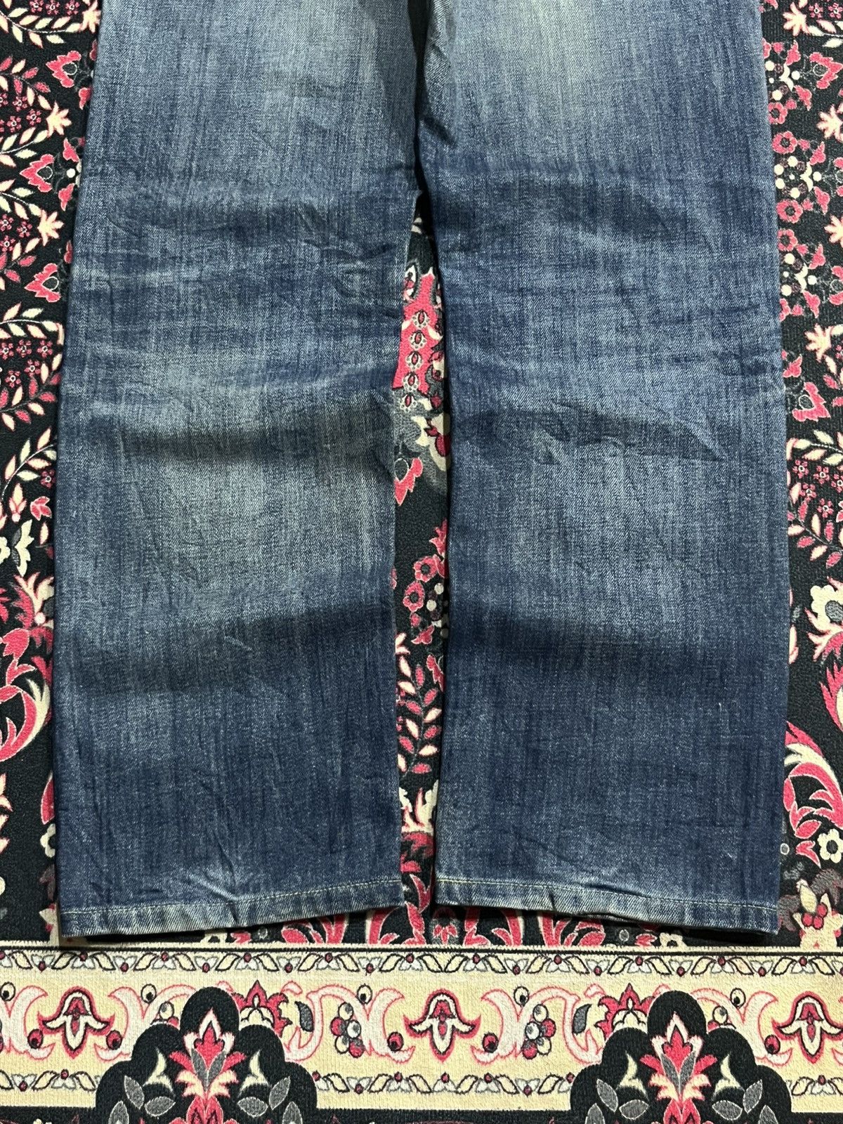 Undercover × Uniqlo Vintage Uniqlo Blue Faded Washed Straight Leg Jeans Size US 32 / EU 48 - 9 Thumbnail