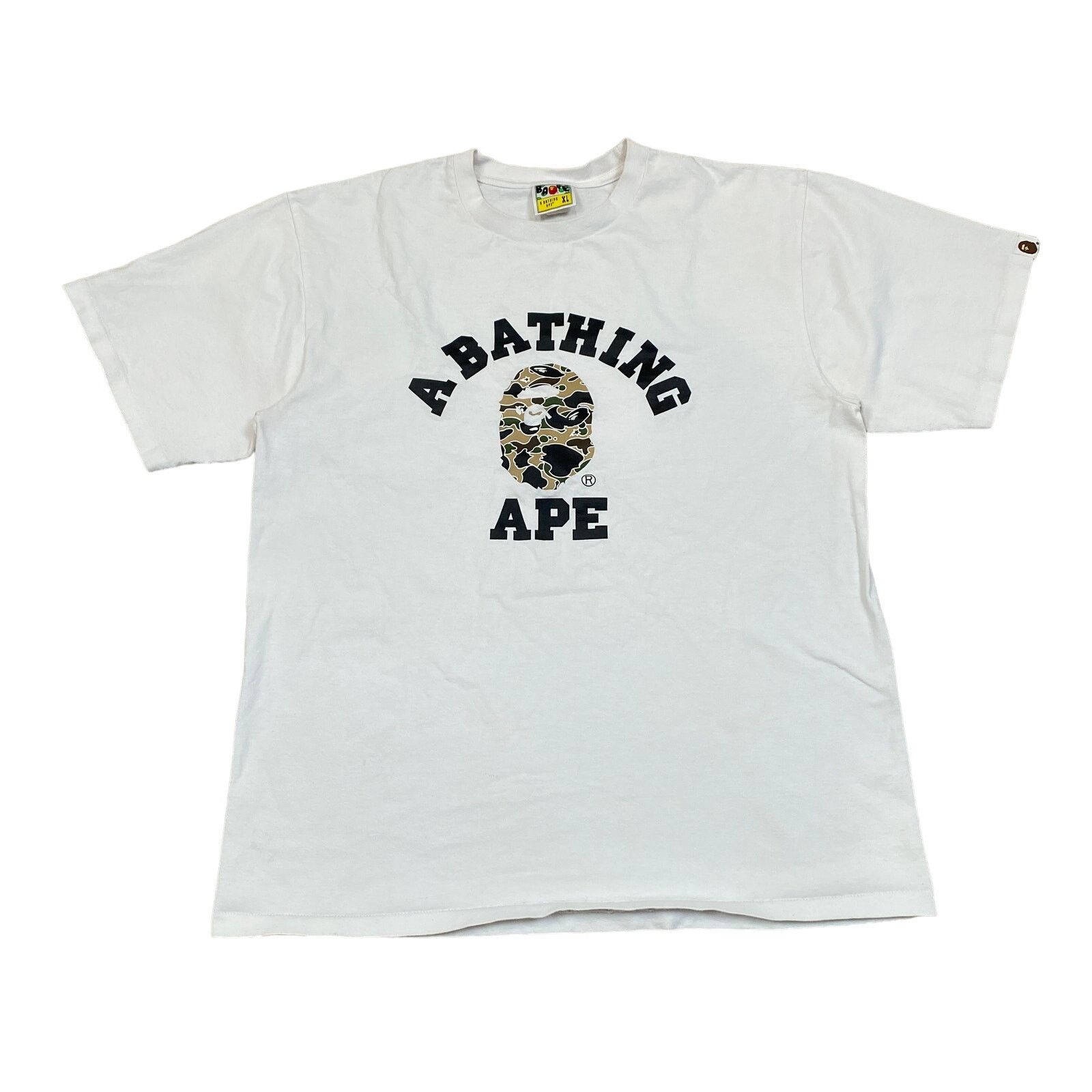 Bape A Bathing Ape BAPE College Camo T Shirt Men's XL Streetwear Size US XL / EU 56 / 4 - 1 Thumbnail