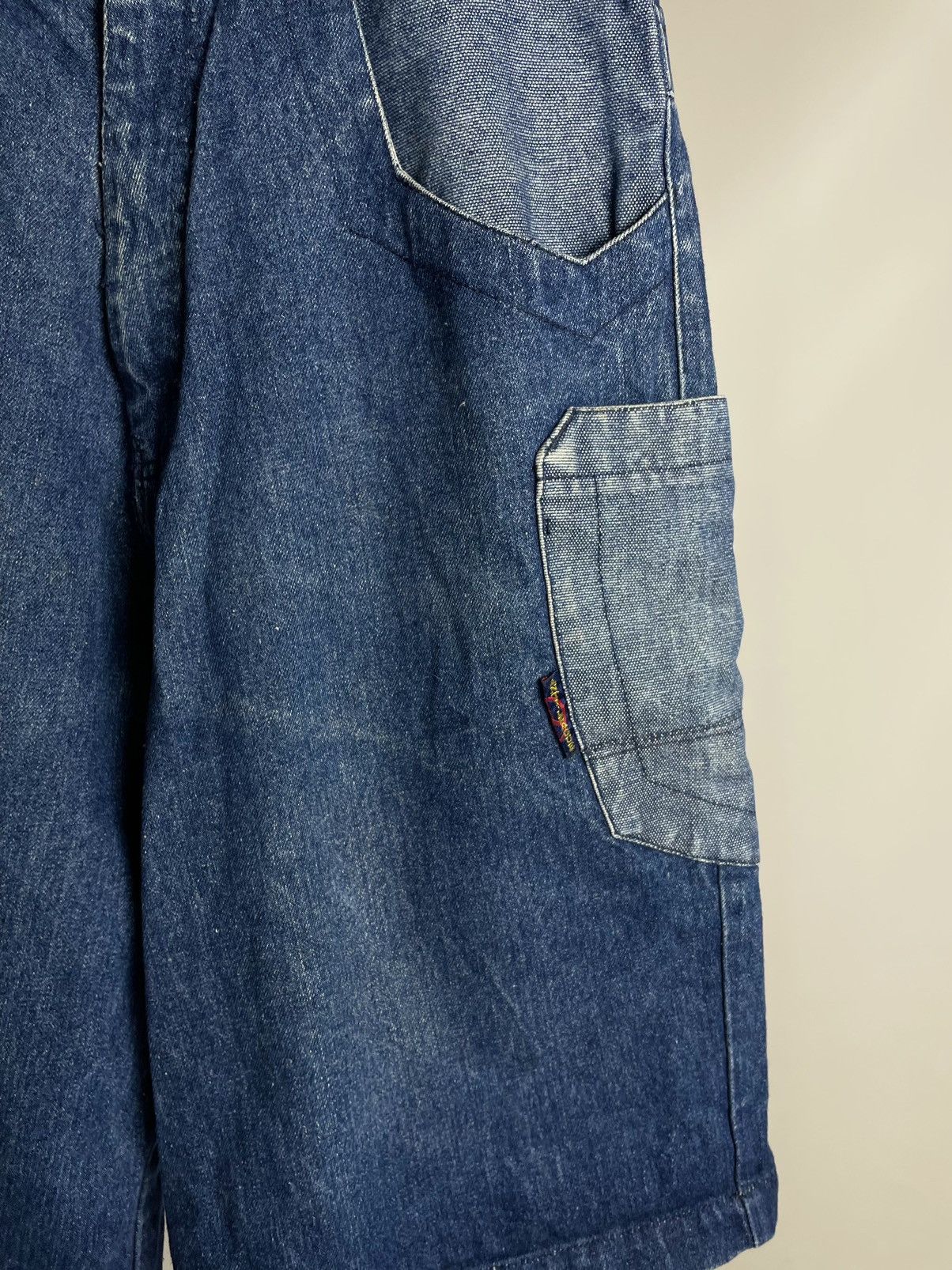 JNCO VINTAGE 💧Anti League Denim Multi Pocket hip hop jorts Shorts Size US 31 - 5 Thumbnail