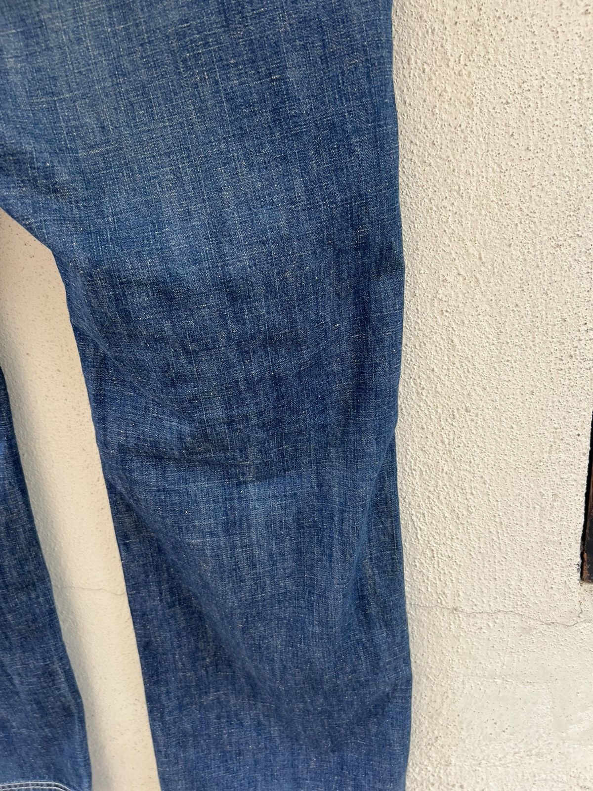 Vintage SACRIFICE Japan Union Made Dirty Muddy Denim Sailor Jeans Size US 34 / EU 50 - 21 Thumbnail