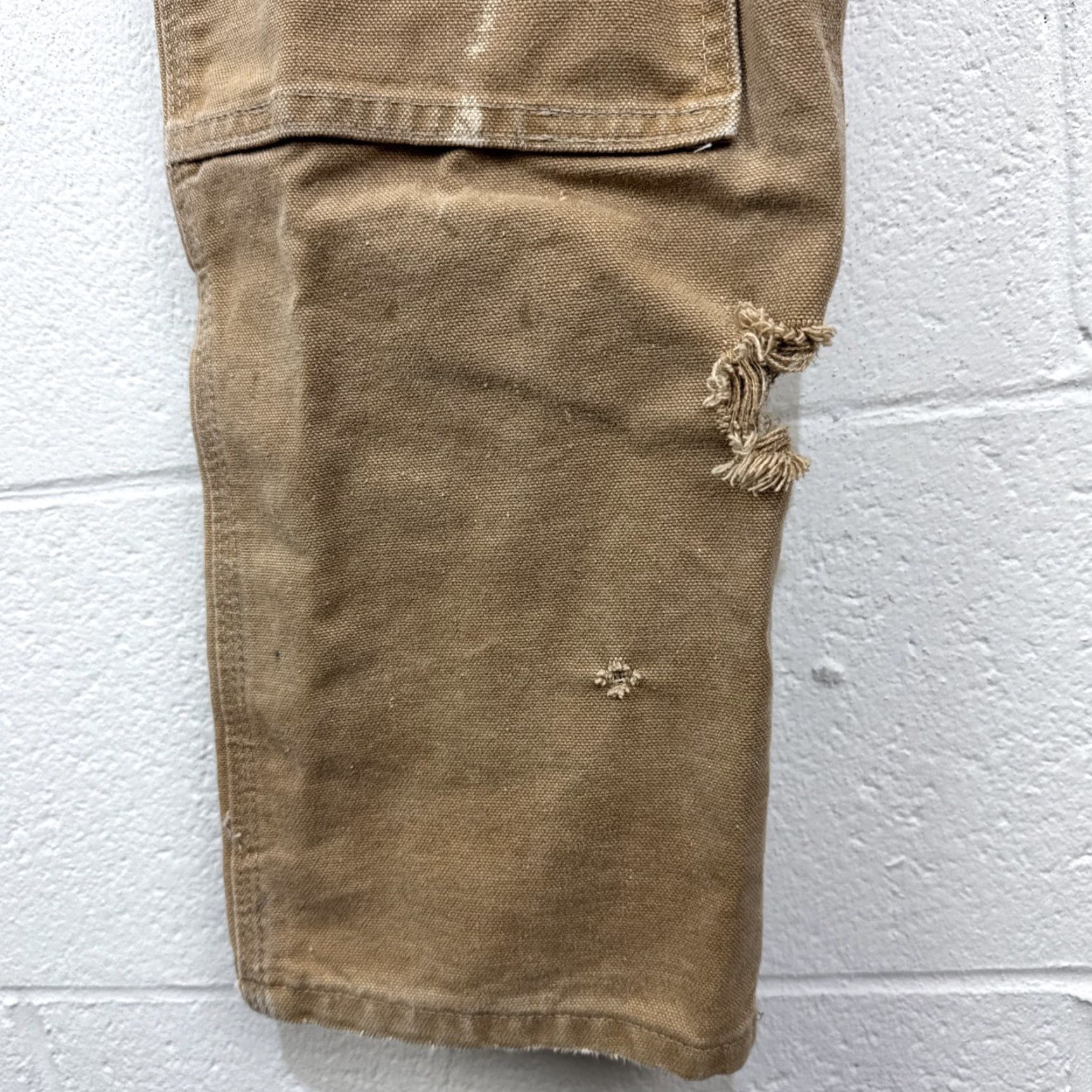 Carhartt Carhartt Men’s Canvas Carpenter Pants 33x32 Brown Workwear Work Pants Straight Fit Durable Size US 33 - 7 Thumbnail