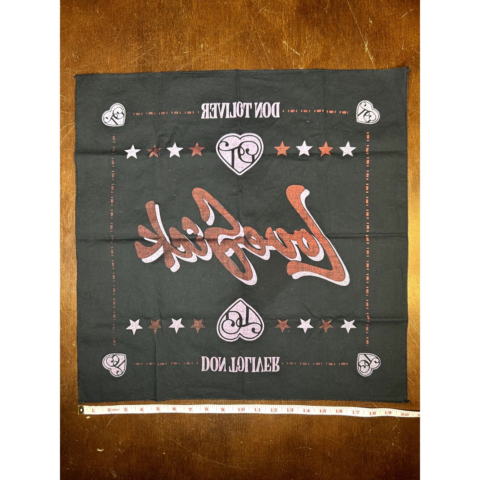Vintage Exclusive 2023 Don Toliver Love Sick Tour Bandana & Notebook Size ONE SIZE - 4 Thumbnail