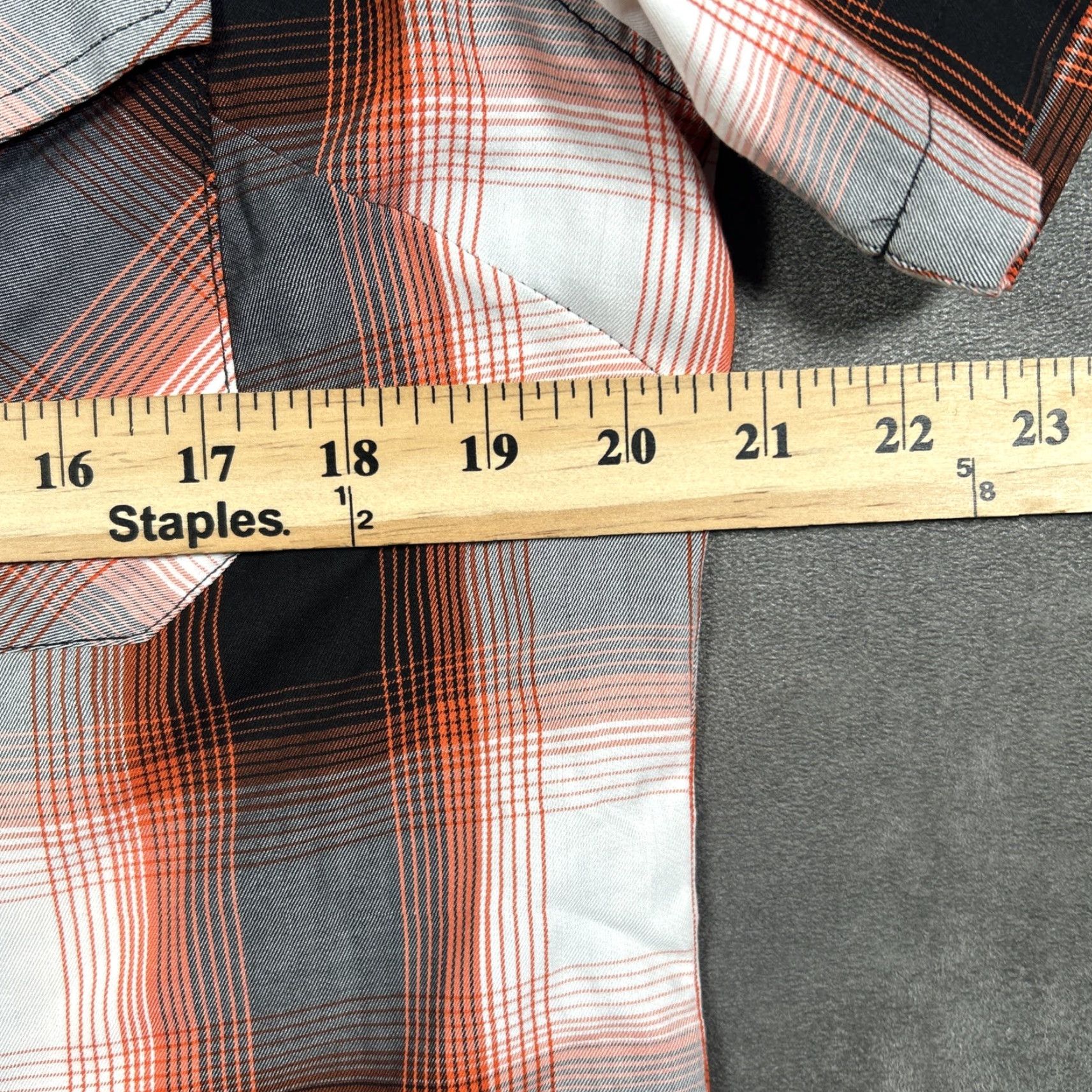 Vintage Dixxon Flannel Shirt Womens L Orange Plaid Button-Down Classic Casual Travel Size L / US 10 / IT 46 - 5 Thumbnail