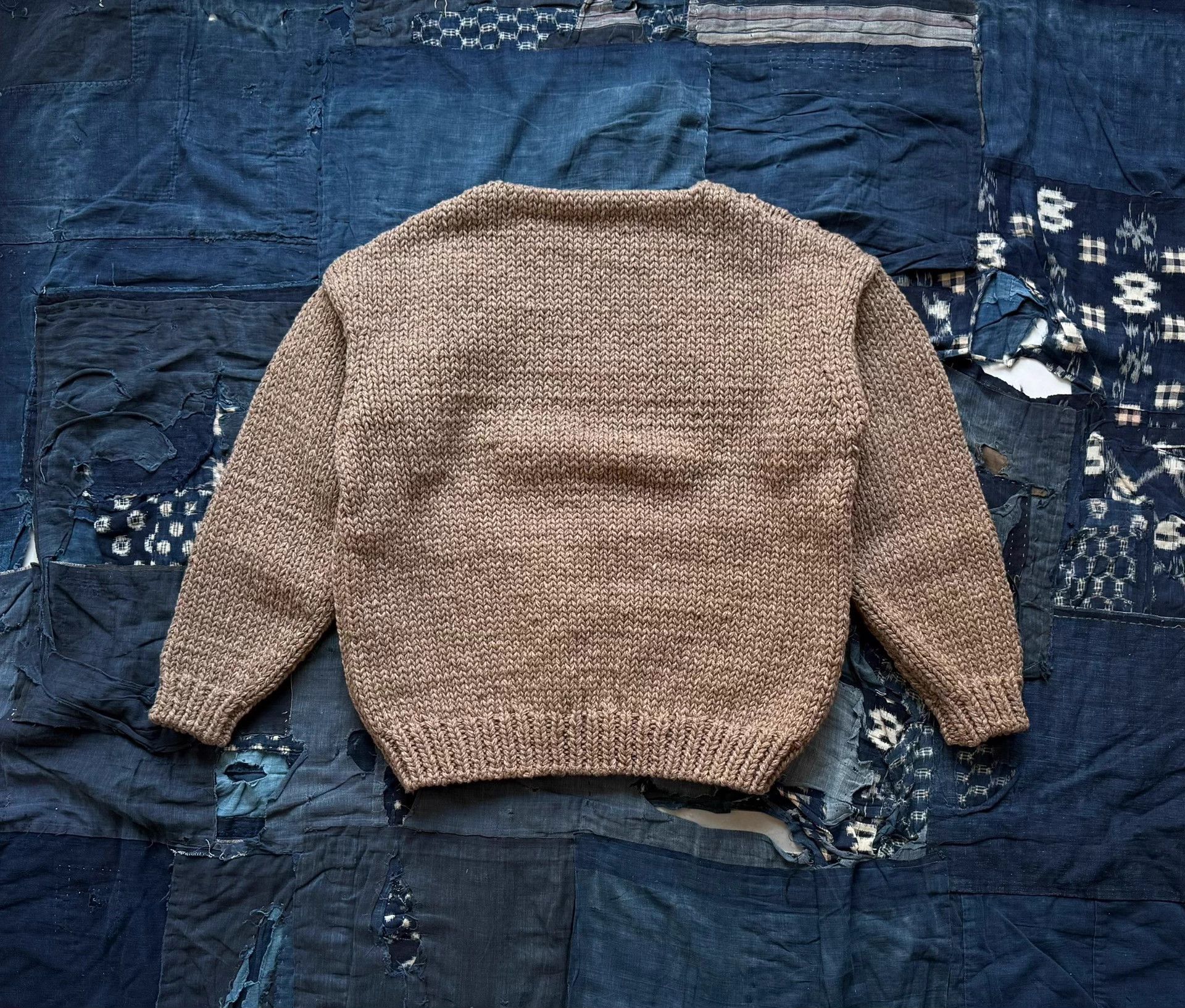 Visvim VISVIM 25AW Amplus Boatneck Hand Knit Wool Blend Brown 3 Size US L / EU 52-54 / 3 - 2 Thumbnail
