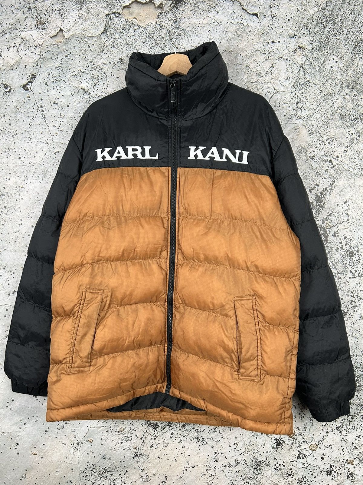 Kani Puffer Karl Kani Jacke Cord Karl Kani Colour-block Puffer
