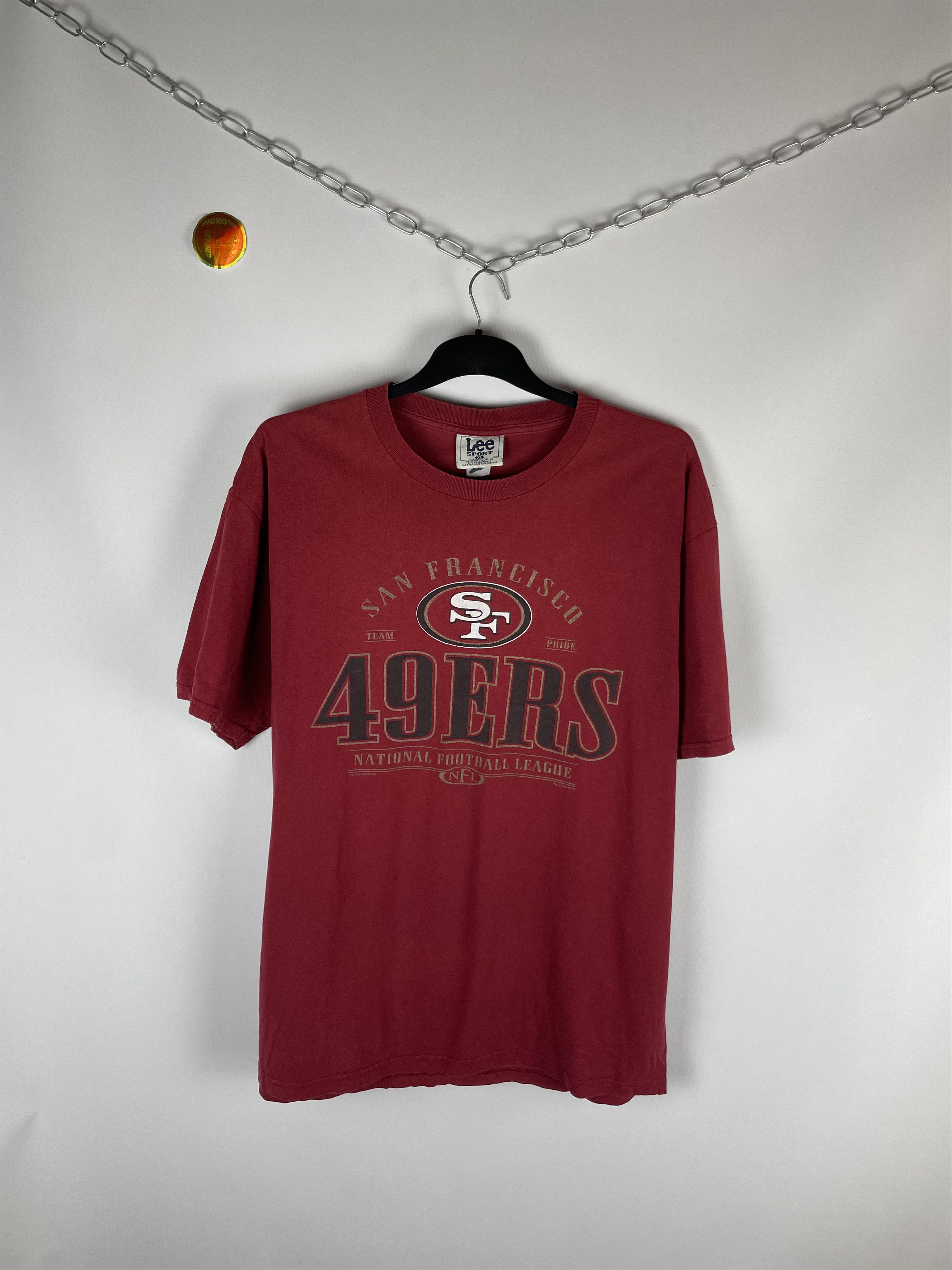 San Francisco 49ers Red popular T-Shirt Men's Size XL - Lee Sports Vintage - NFL