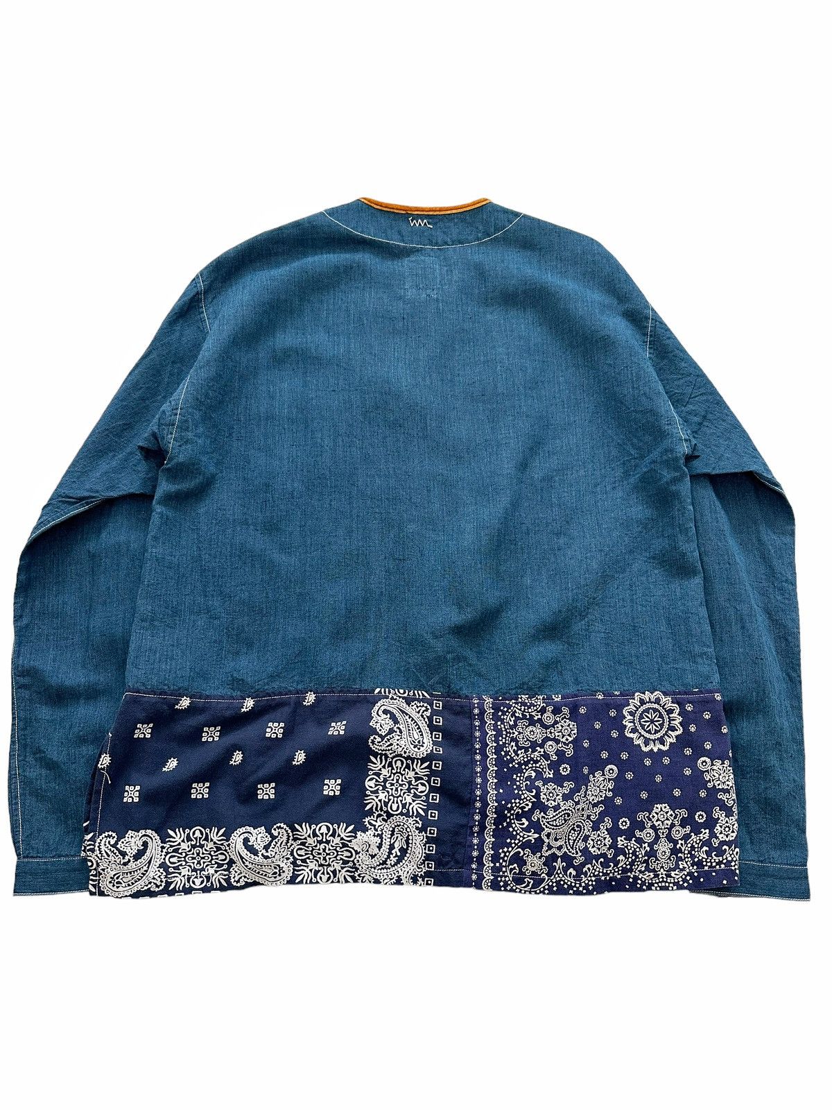 Visvim Sz2 Silk SS Bandana Border P.O. Tunic Size US M / EU 48-50 / 2 - 5 Thumbnail