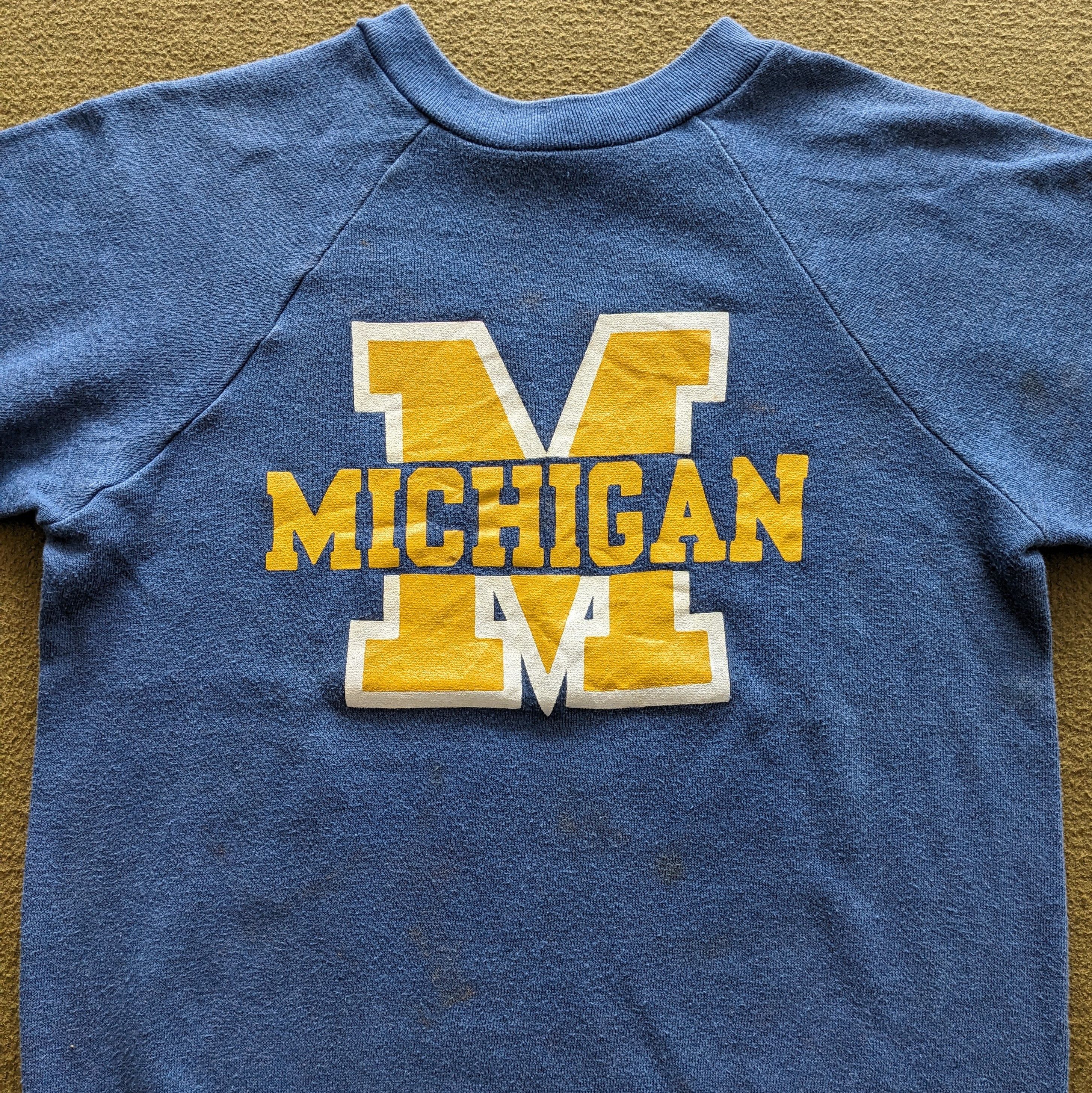 Vintage Vintage MICHIGAN American Sports Style Sweatshirt Size US XS / EU 42 / 0 - 3 Thumbnail