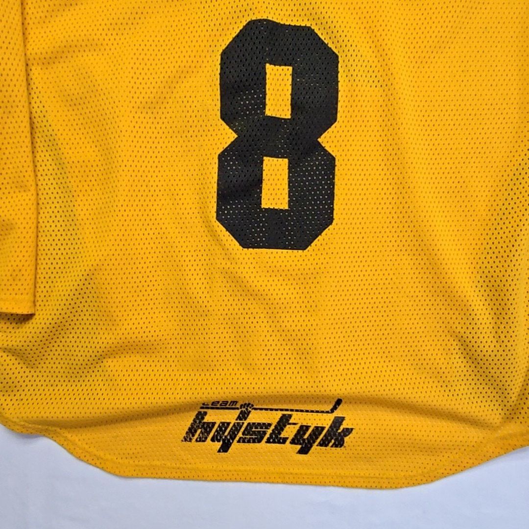 Vintage Vintage Hystyk Sport Hockey Jersey Yellow Black XL Jersey Size US XL / EU 56 / 4 - 9 Thumbnail