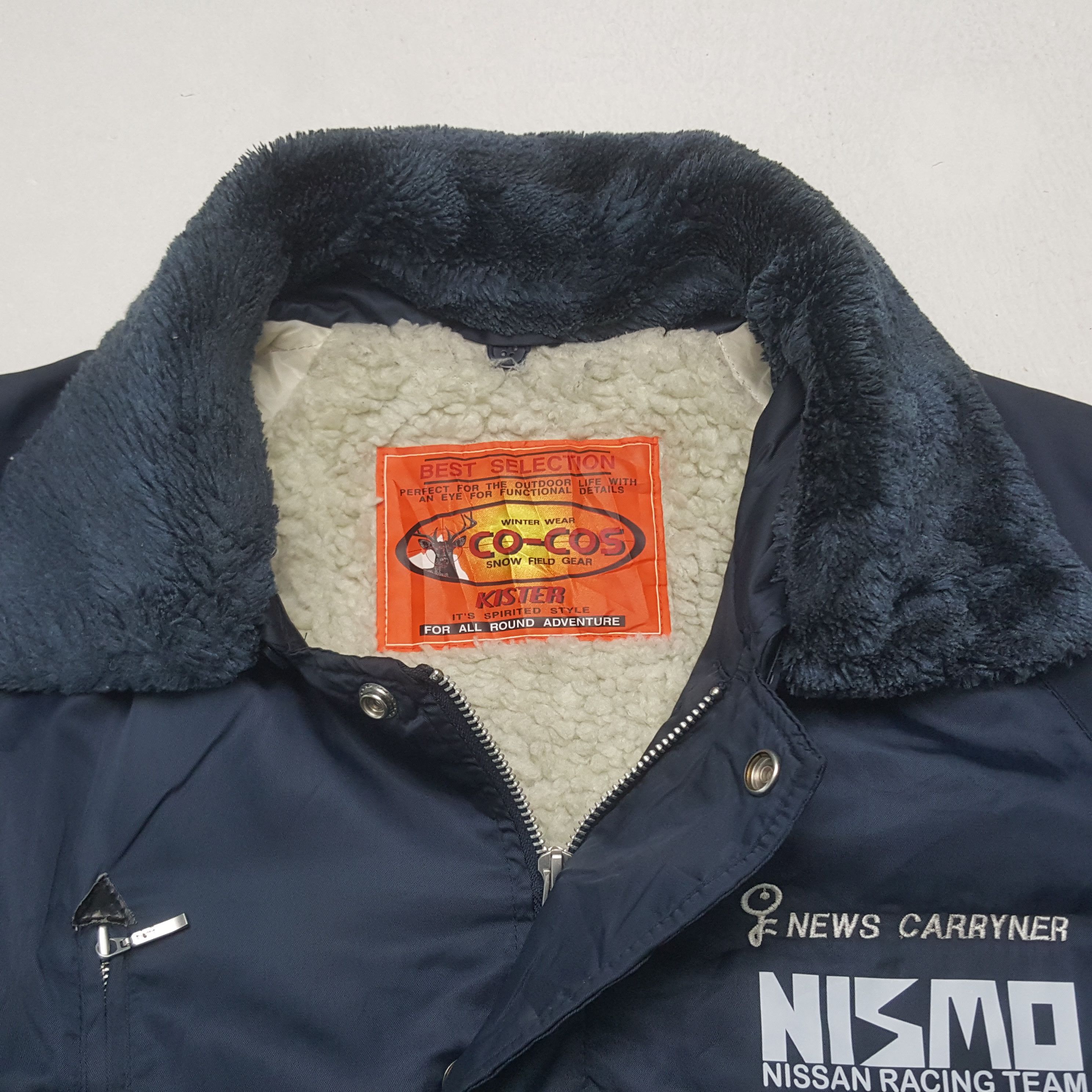 Japanese Brand Vintage Nismo Nissan Racing Team Custom Winter Worker Jacket Size US L / EU 52-54 / 3 - 5 Thumbnail