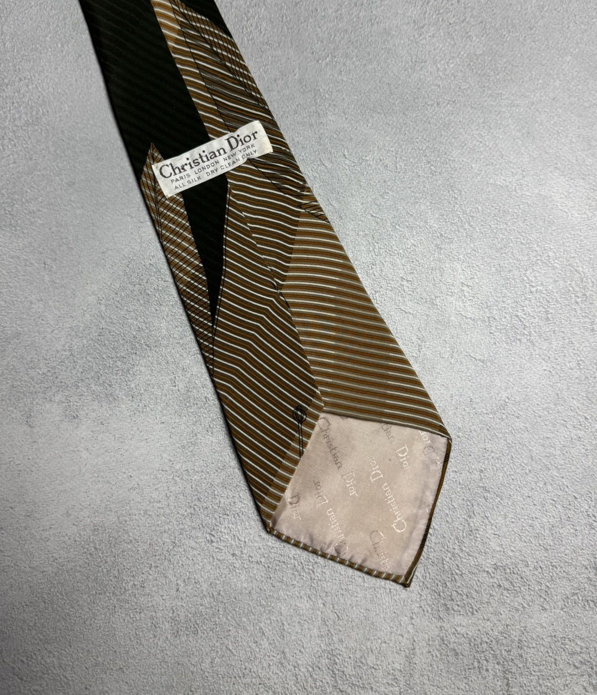 Dior Christian Dior 1990s Vintage 100% Silk Pattern Tie Size ONE SIZE - 4 Thumbnail