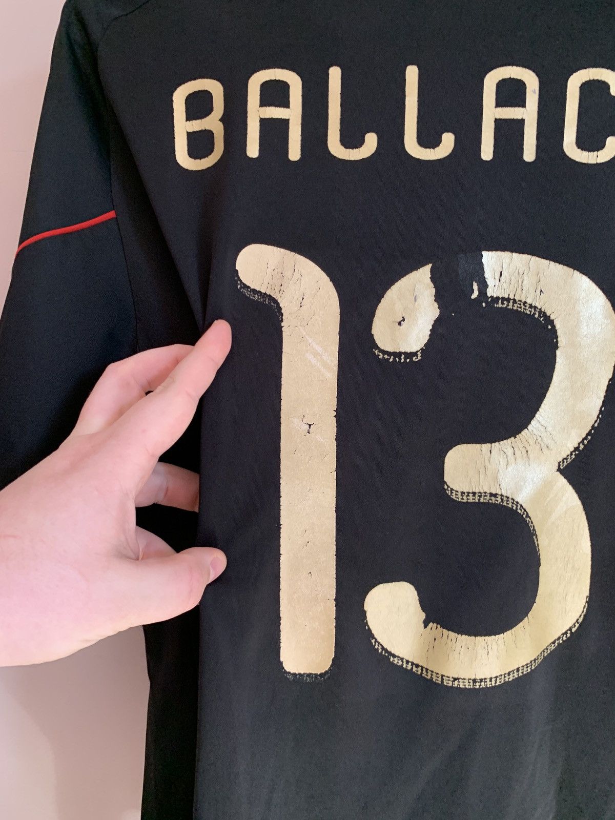 Adidas Germany 2010 Football Shirt Adidas Vintage Soccer BALLACK Size US M / EU 48-50 / 2 - 10 Thumbnail