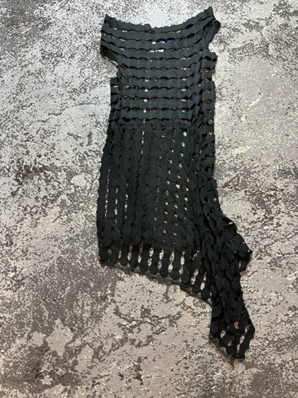 If Six Was Nine × Japanese Brand Vintage Sharon Wauchob y2k crocet beach opium black dress 00 Size US S / EU 44-46 / 1 - 2 Thumbnail